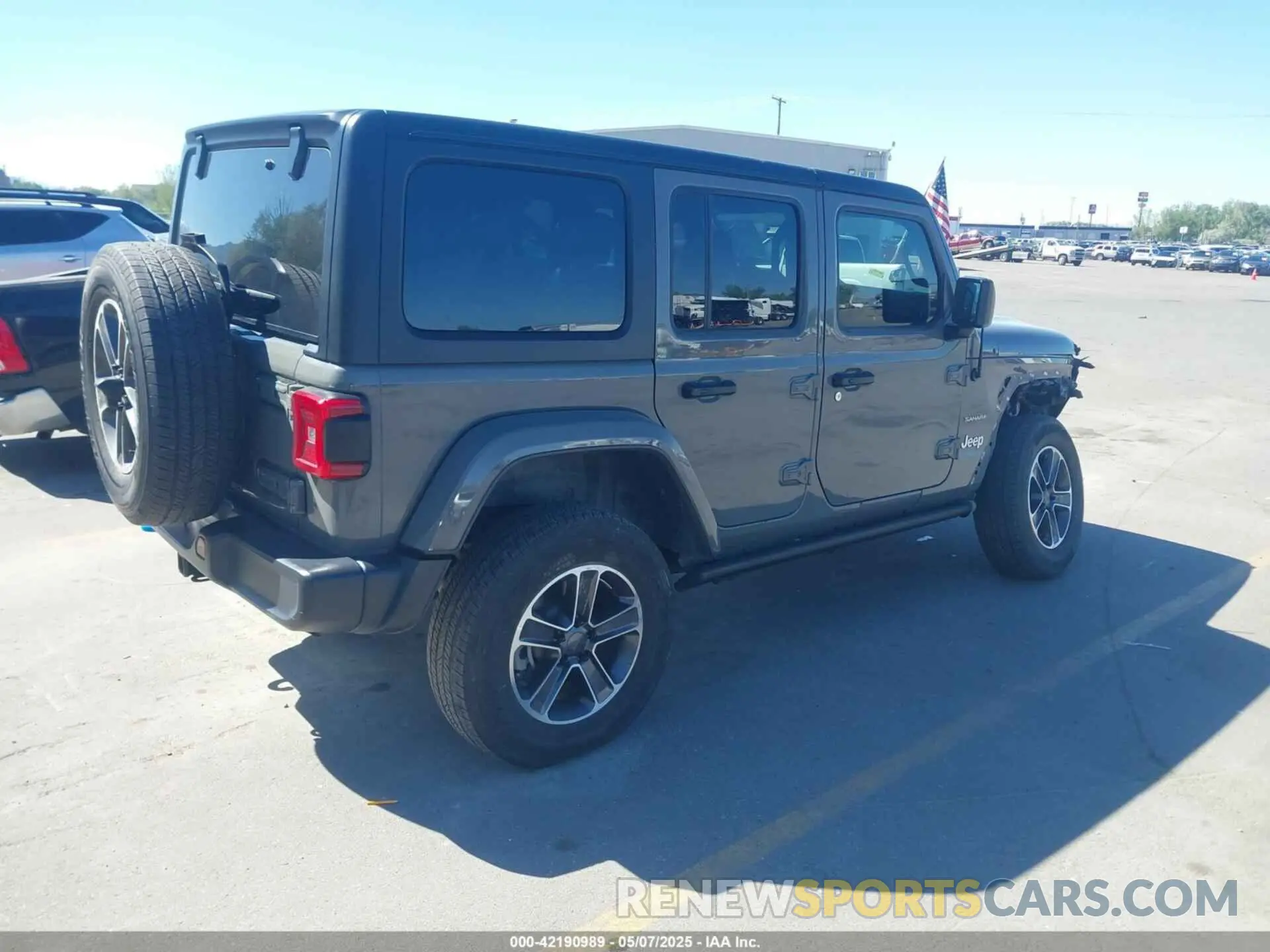 4 fotografías del automóvil dañado 1C4JJXP64NW227927 JEEP WRANGLER 4XE 2022