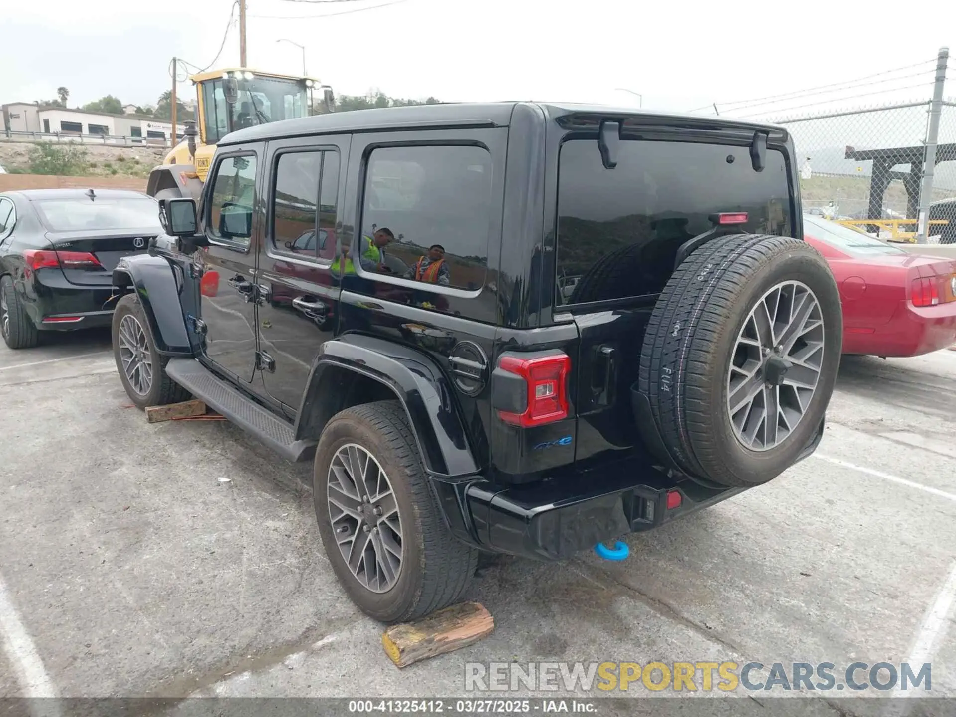 3 fotografías del automóvil dañado 1C4JJXP65NW111006 JEEP WRANGLER 4XE 2022