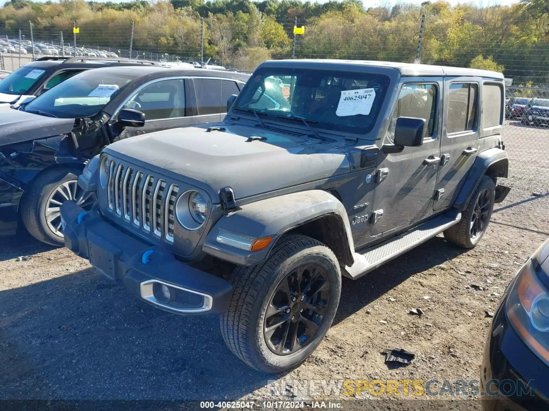 2 fotografías del automóvil dañado 1C4JJXP65NW216158 JEEP WRANGLER 4XE 2022