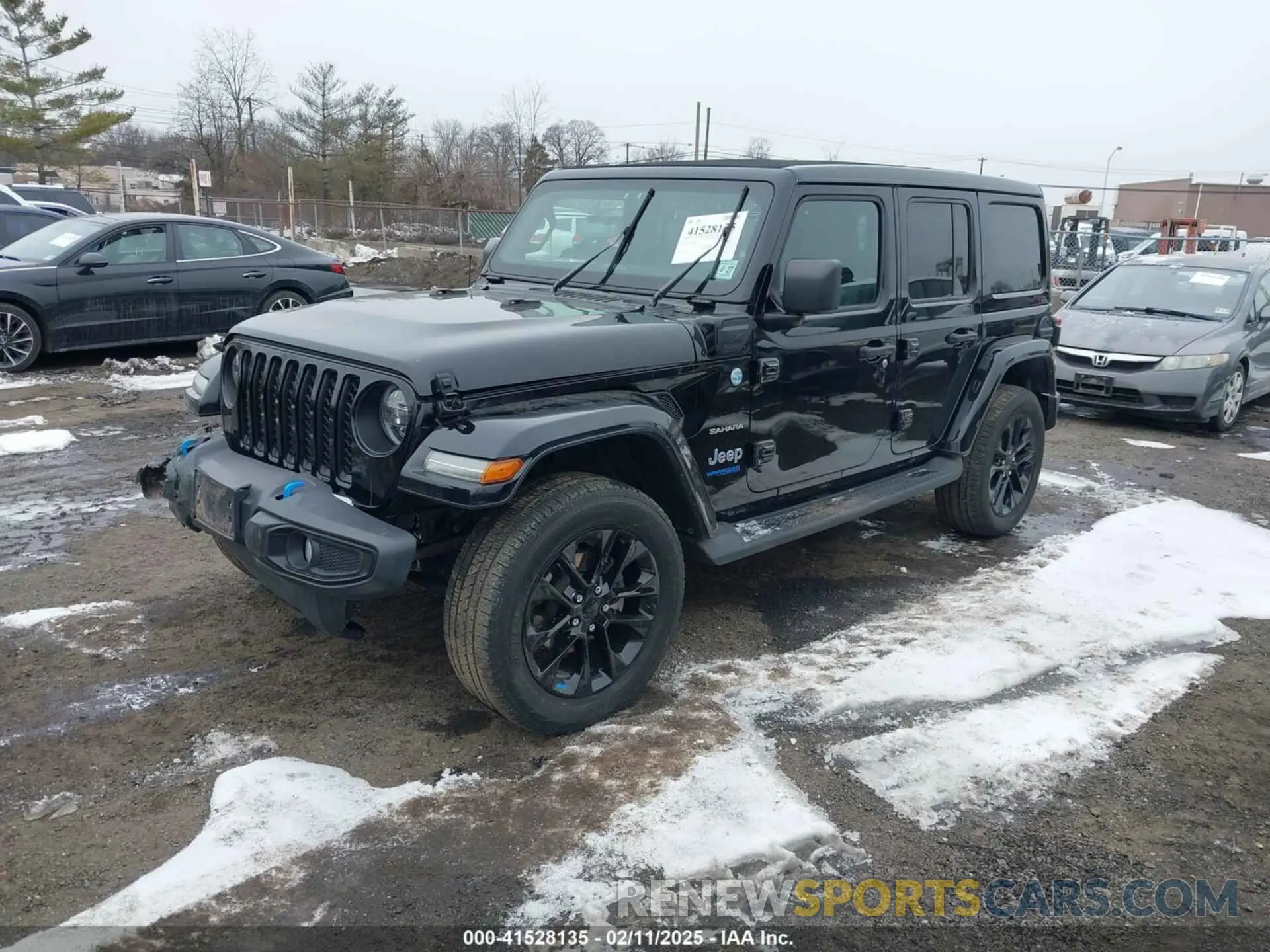2 fotografías del automóvil dañado 1C4JJXP66NW101035 JEEP WRANGLER 4XE 2022