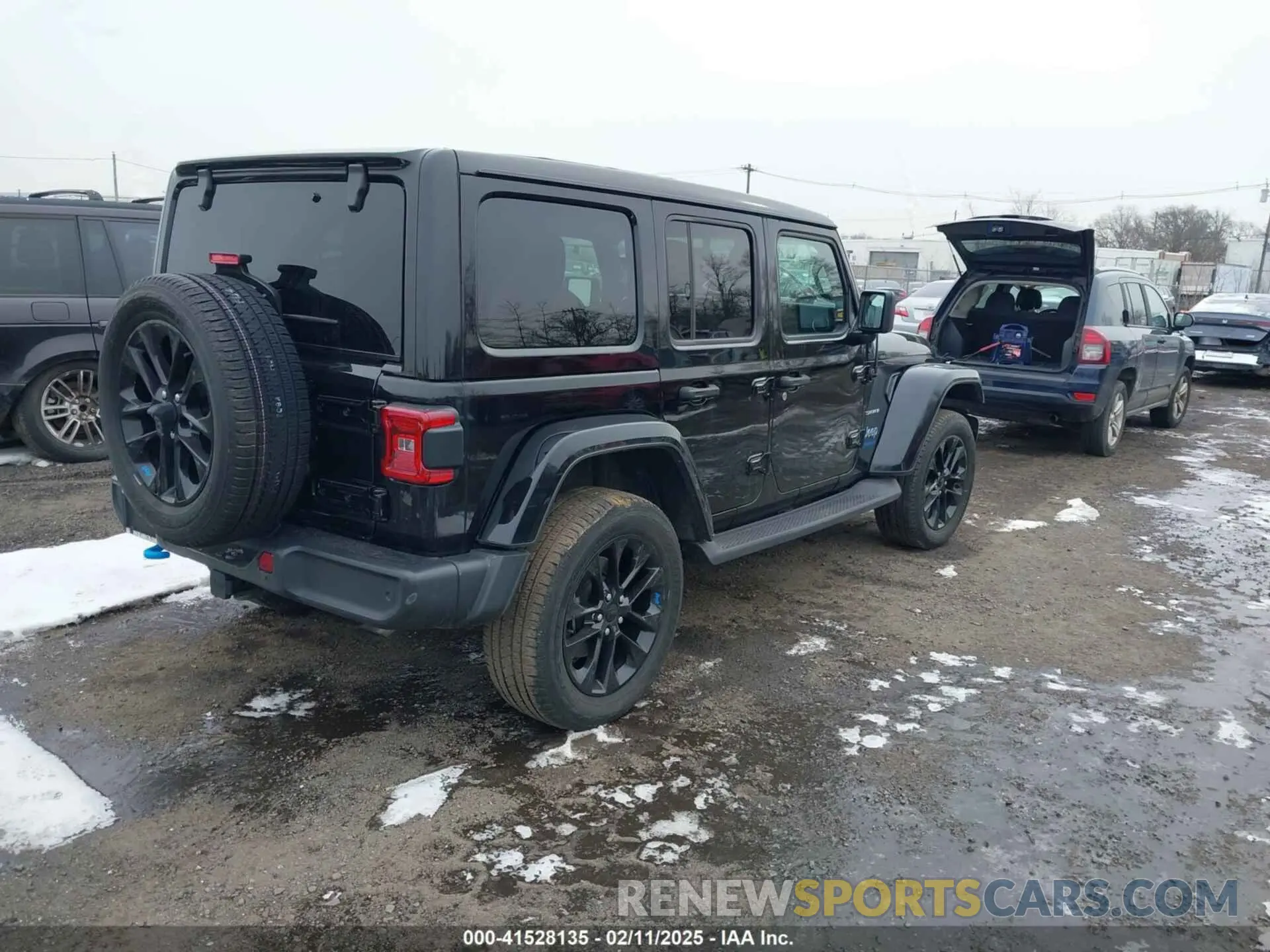 4 fotografías del automóvil dañado 1C4JJXP66NW101035 JEEP WRANGLER 4XE 2022