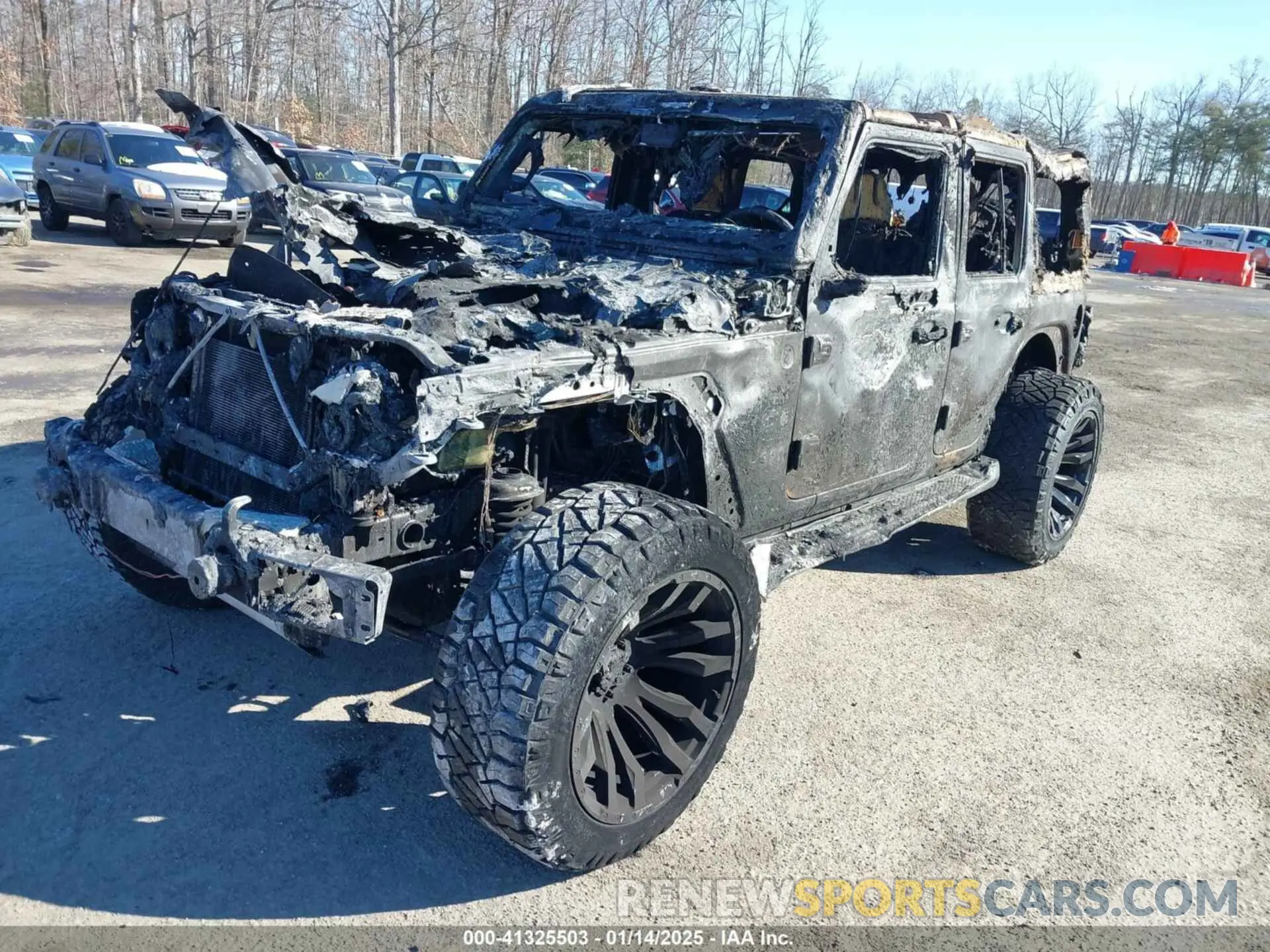 2 fotografías del automóvil dañado 1C4JJXP66NW233812 JEEP WRANGLER 4XE 2022