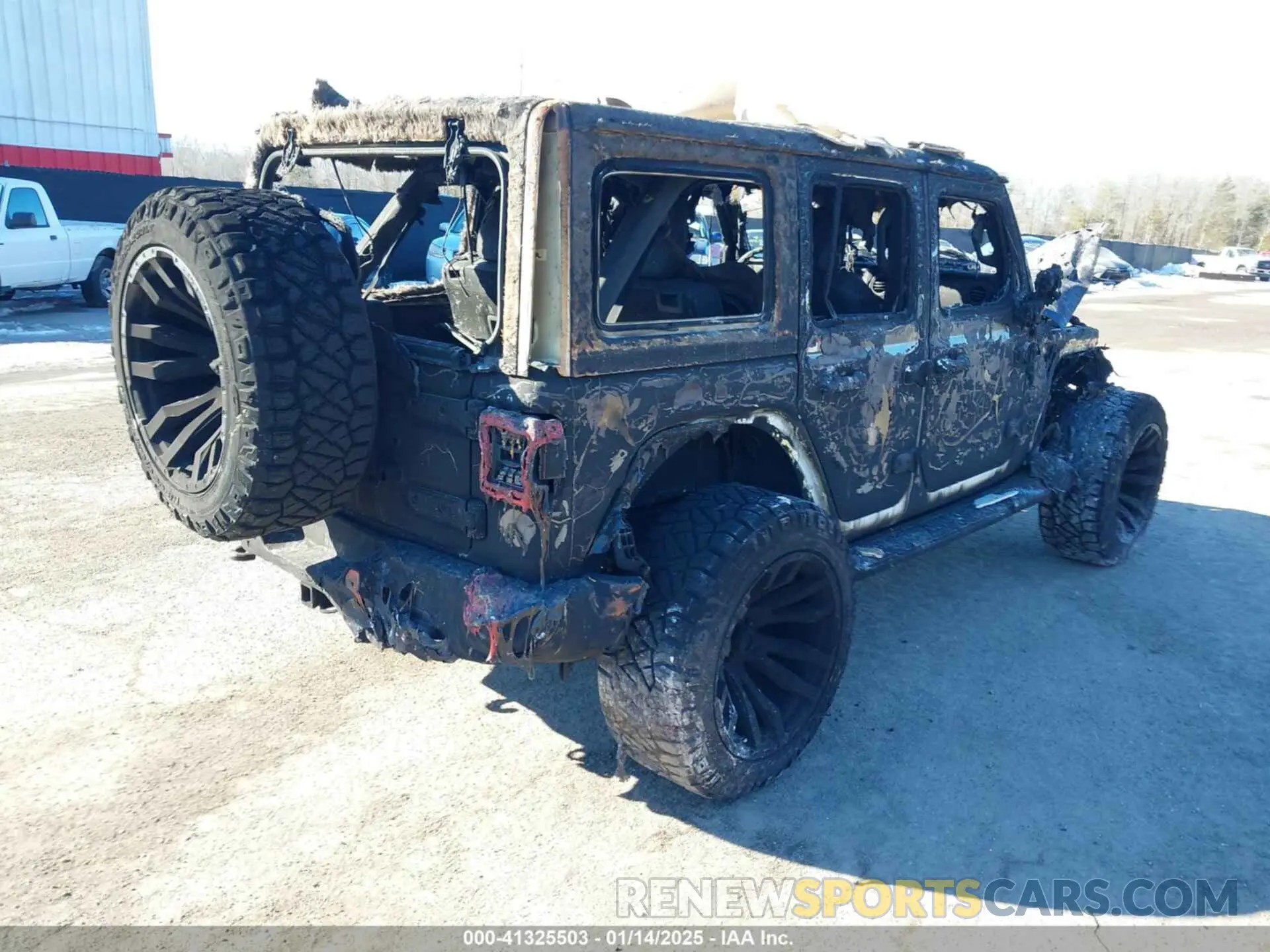 4 fotografías del automóvil dañado 1C4JJXP66NW233812 JEEP WRANGLER 4XE 2022