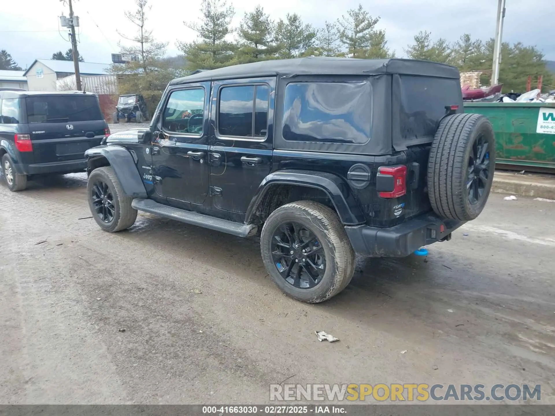 3 fotografías del automóvil dañado 1C4JJXP67NW124016 JEEP WRANGLER 4XE 2022