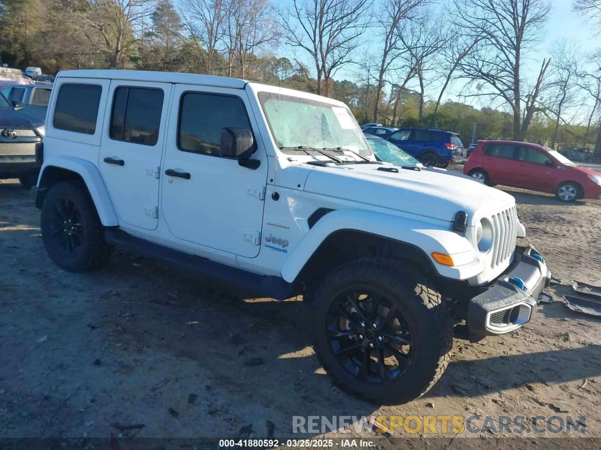 1 fotografías del automóvil dañado 1C4JJXP67NW279486 JEEP WRANGLER 4XE 2022