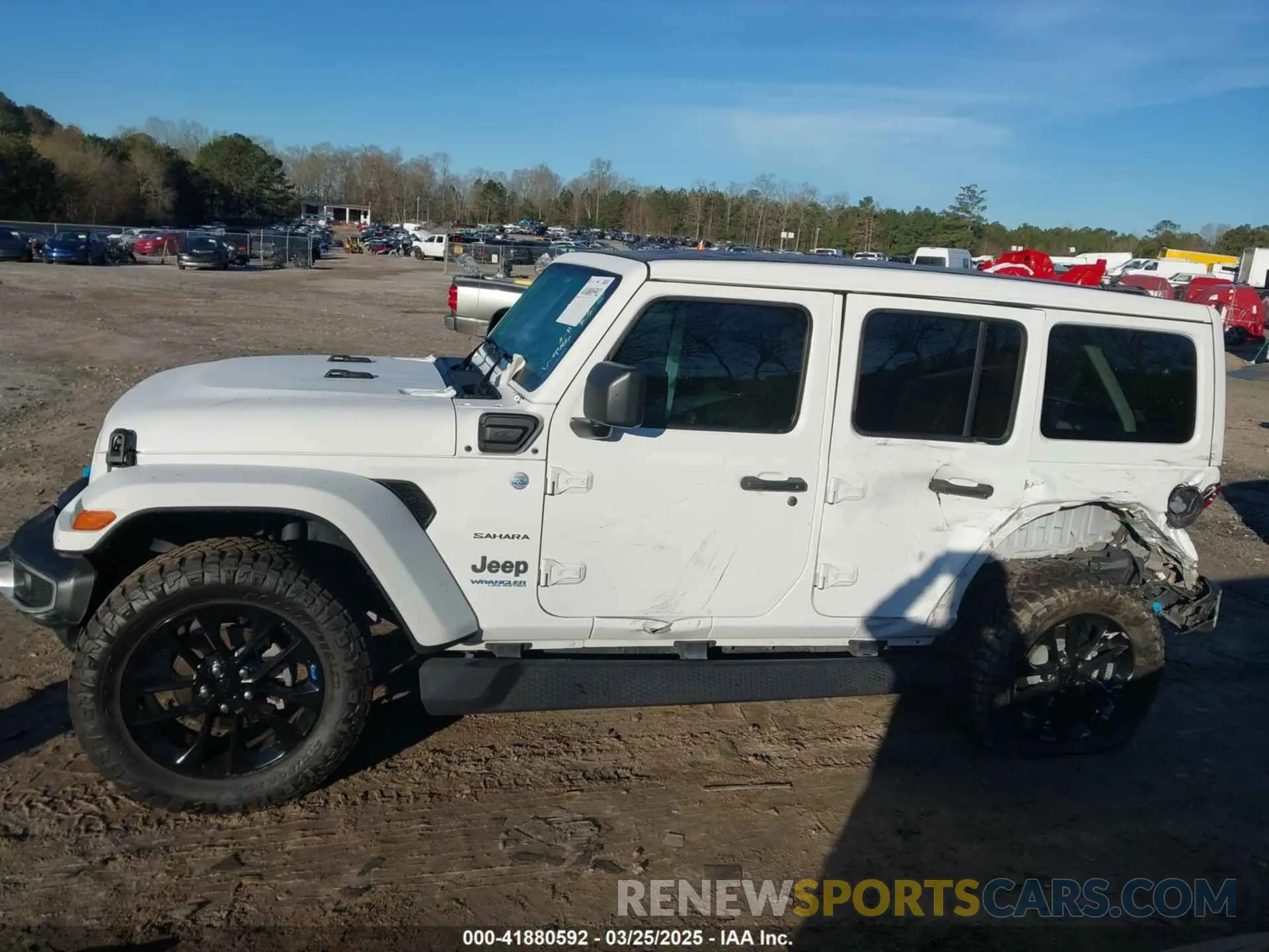 14 fotografías del automóvil dañado 1C4JJXP67NW279486 JEEP WRANGLER 4XE 2022