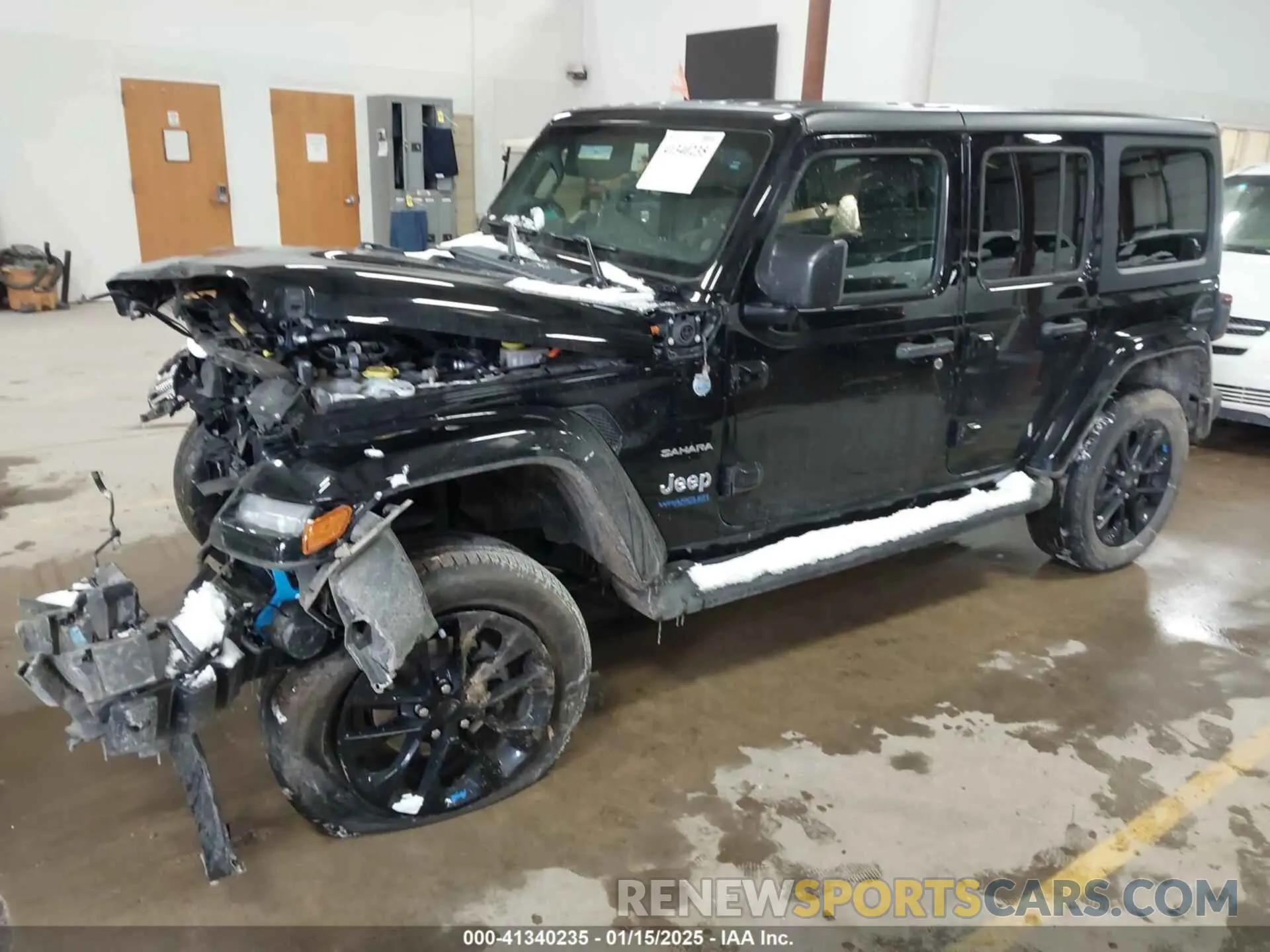2 fotografías del automóvil dañado 1C4JJXP67NW280802 JEEP WRANGLER 4XE 2022