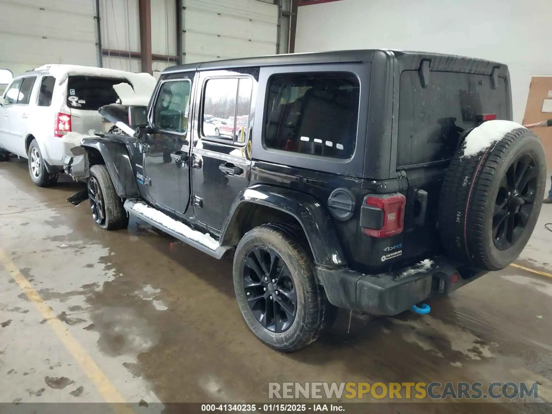 3 fotografías del automóvil dañado 1C4JJXP67NW280802 JEEP WRANGLER 4XE 2022