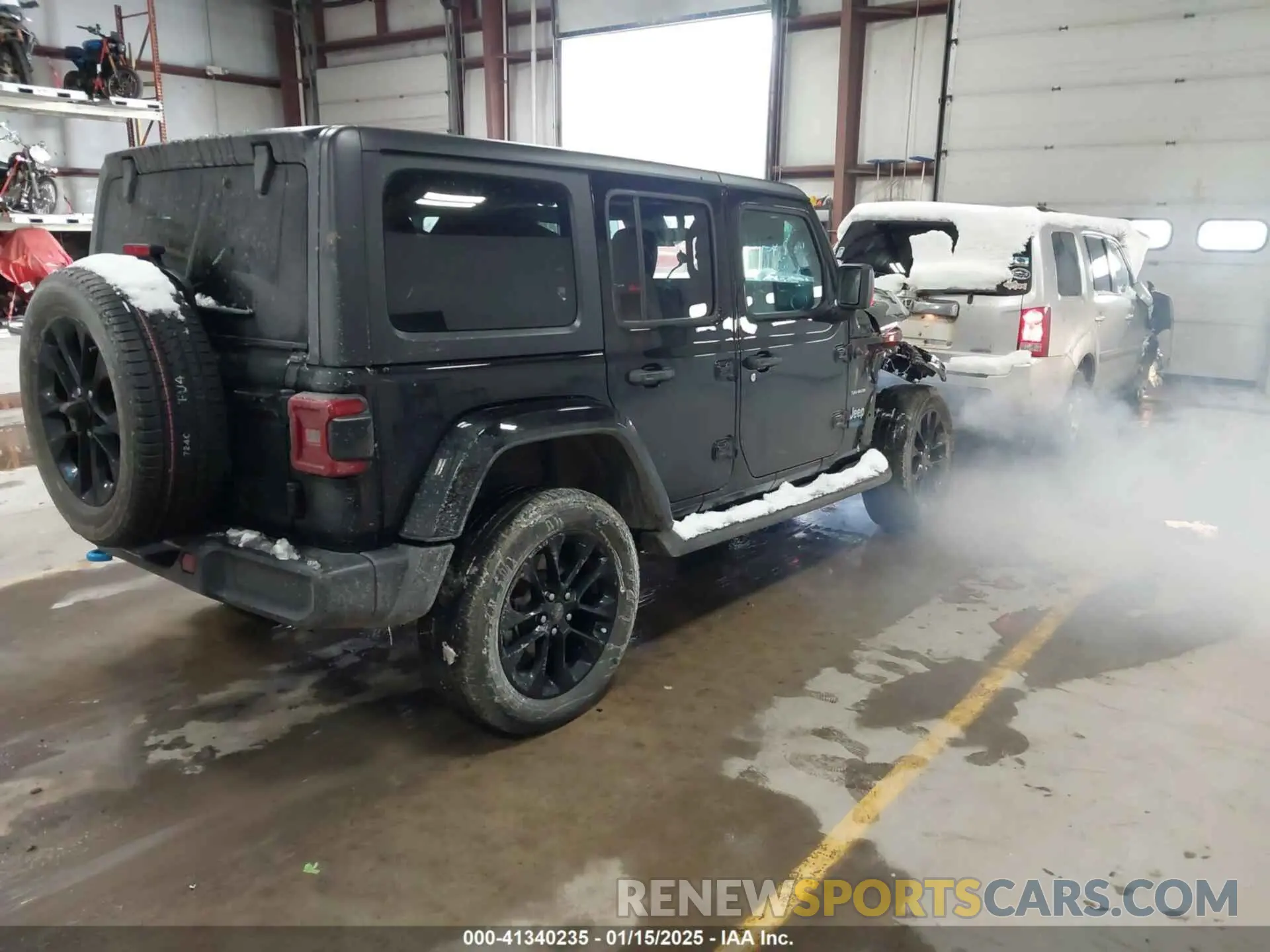 4 fotografías del automóvil dañado 1C4JJXP67NW280802 JEEP WRANGLER 4XE 2022