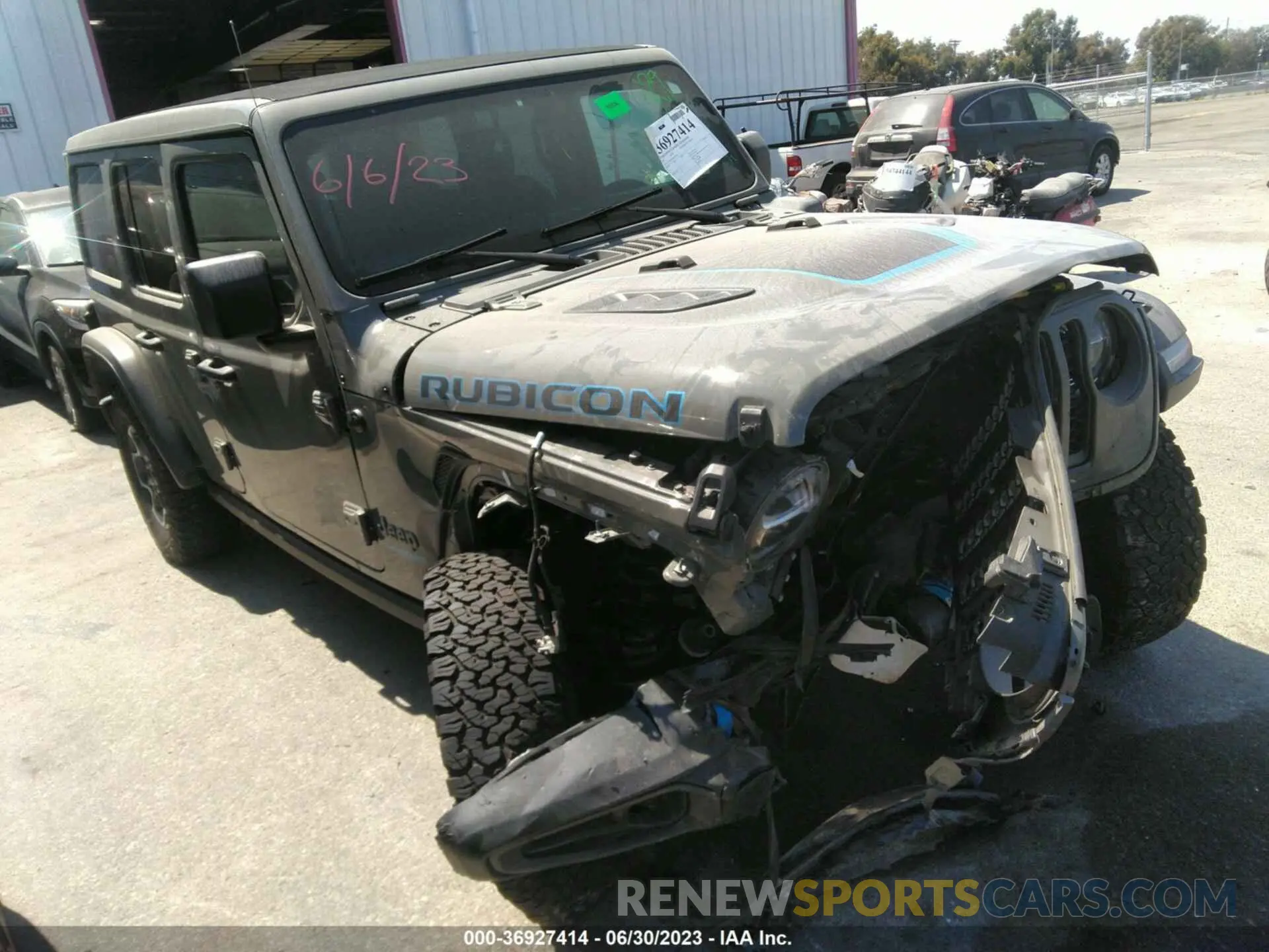 13 fotografías del automóvil dañado 1C4JJXR60NW182756 JEEP WRANGLER 4XE 2022