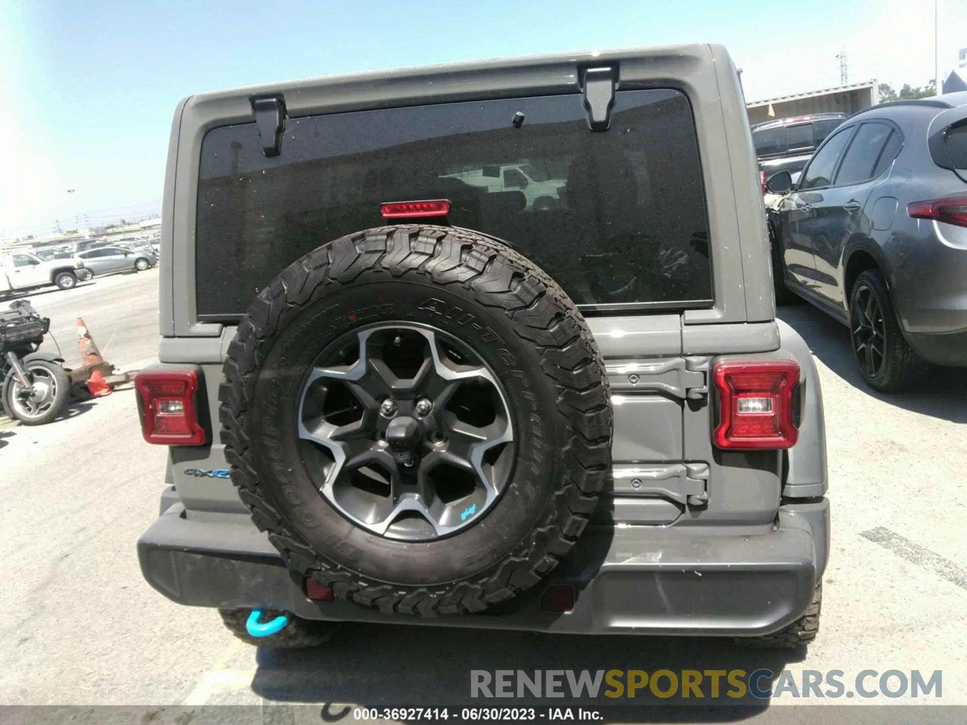 16 fotografías del automóvil dañado 1C4JJXR60NW182756 JEEP WRANGLER 4XE 2022
