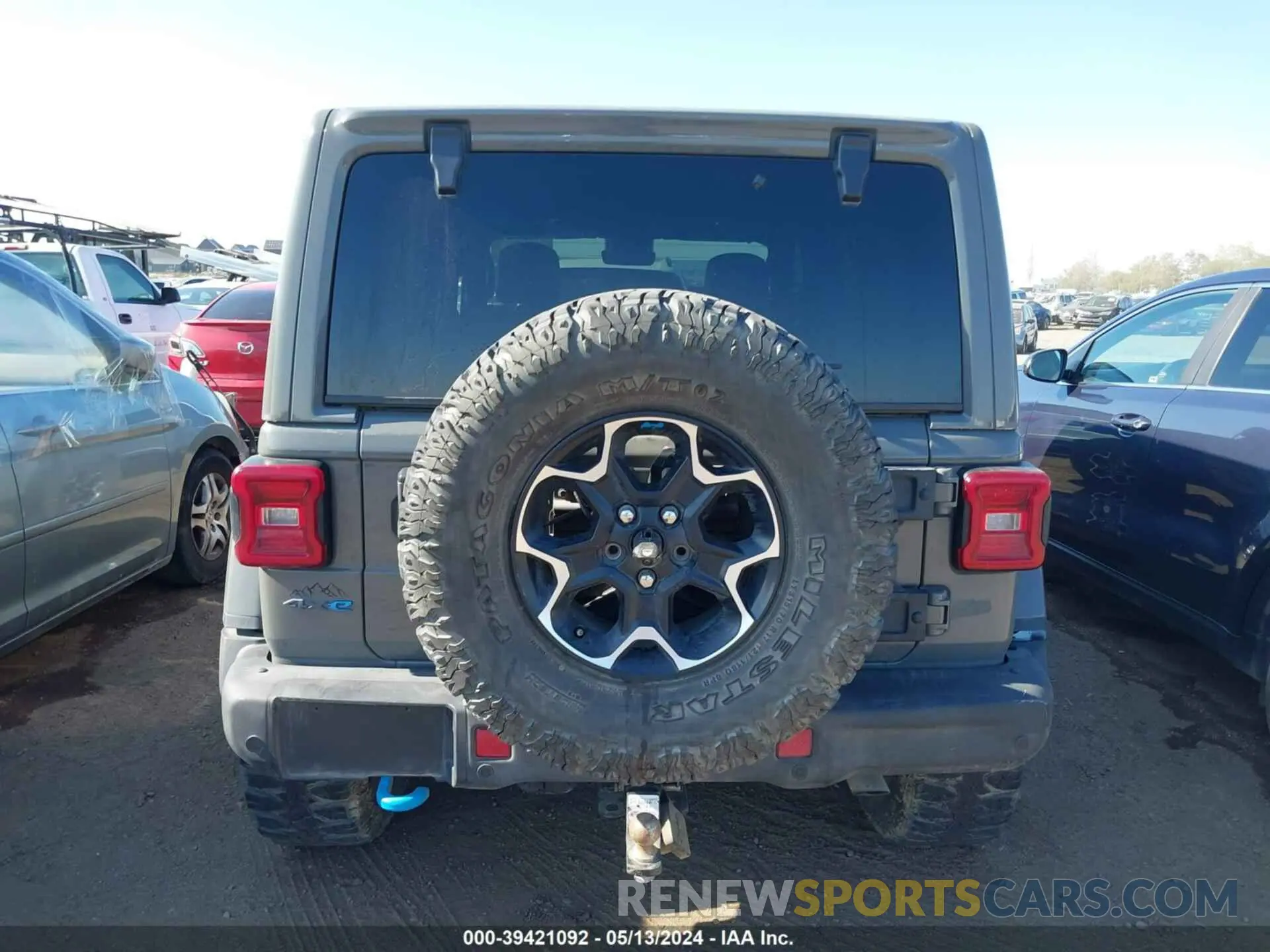 16 fotografías del automóvil dañado 1C4JJXR61NW160832 JEEP WRANGLER 4XE 2022