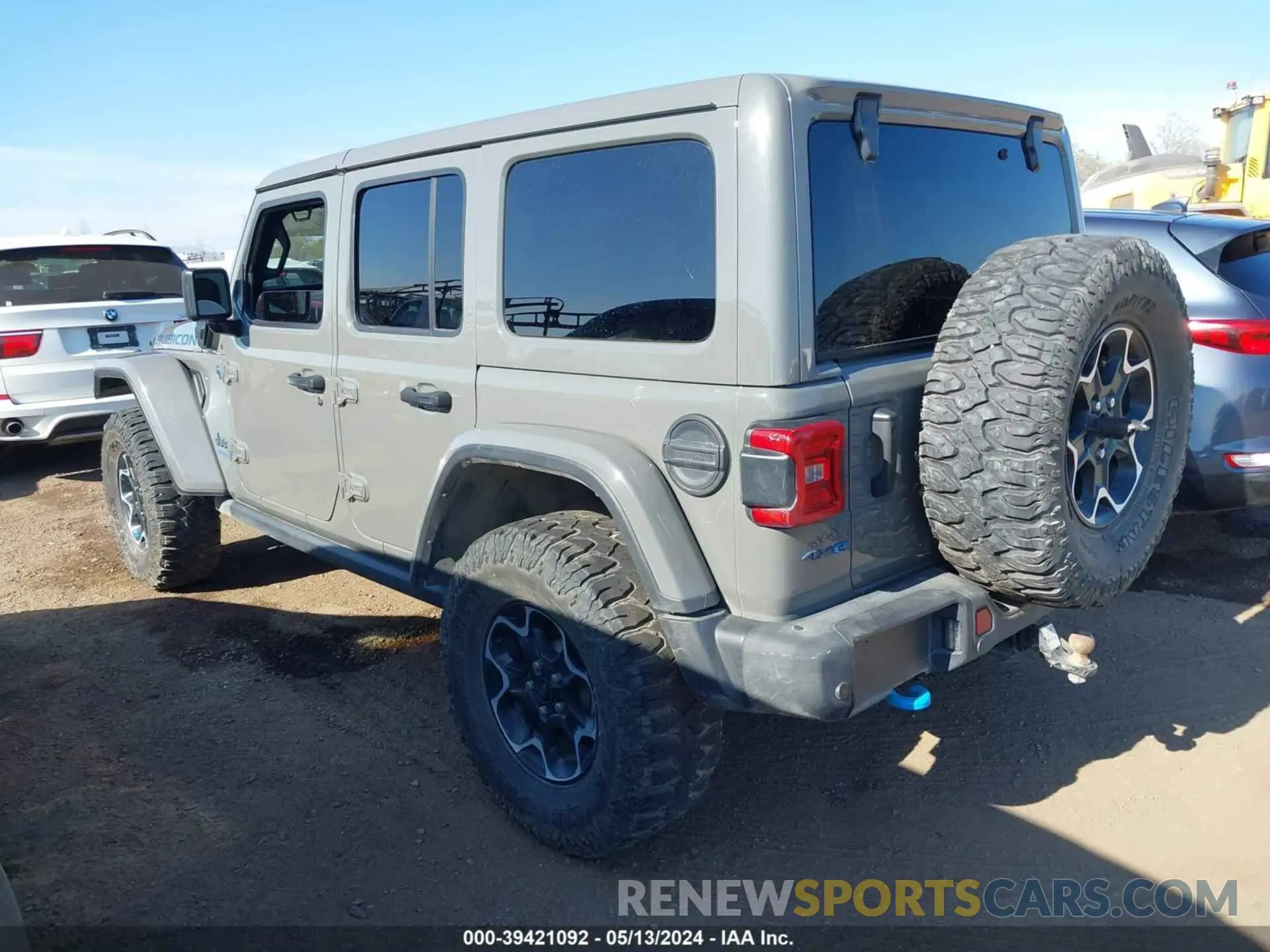 3 fotografías del automóvil dañado 1C4JJXR61NW160832 JEEP WRANGLER 4XE 2022