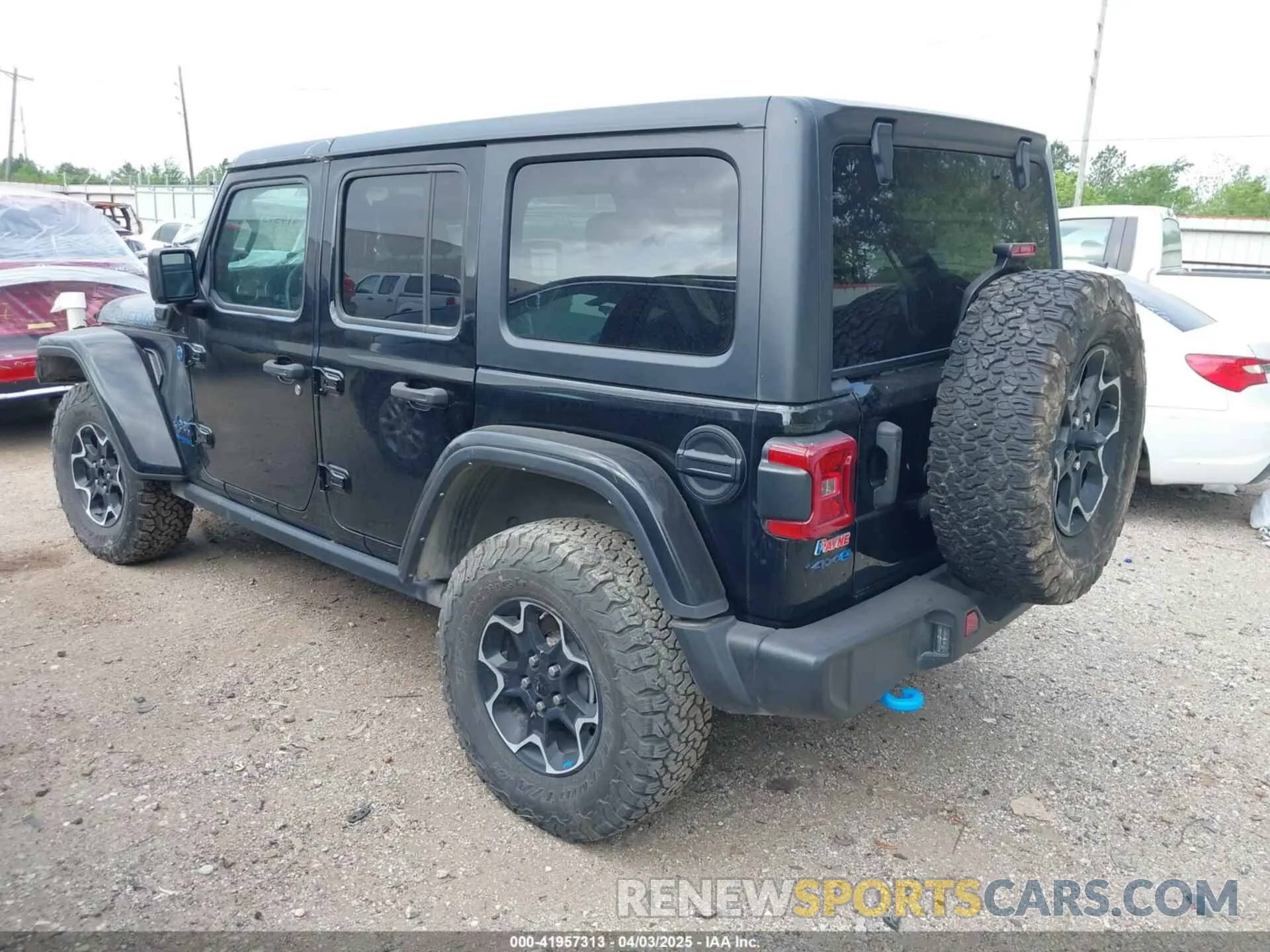 3 fotografías del automóvil dañado 1C4JJXR63NW228550 JEEP WRANGLER 4XE 2022