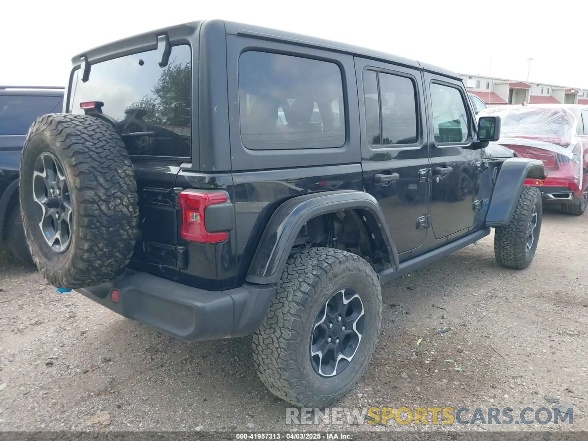 4 fotografías del automóvil dañado 1C4JJXR63NW228550 JEEP WRANGLER 4XE 2022
