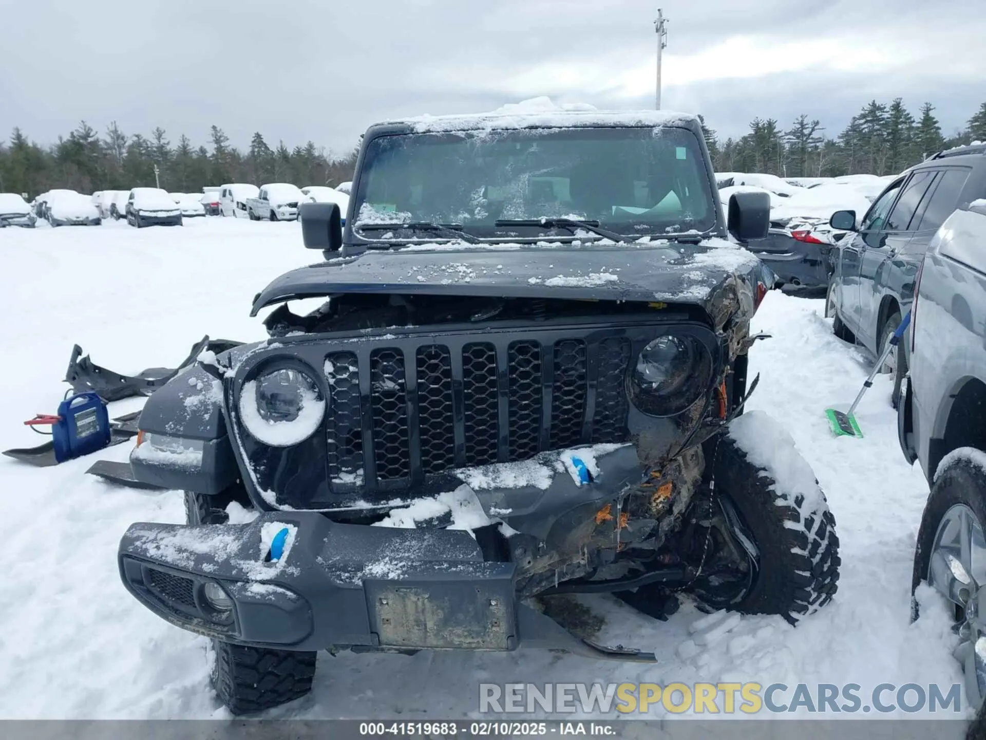 13 fotografías del automóvil dañado 1C4JJXN60PW626923 JEEP WRANGLER 4XE 2023