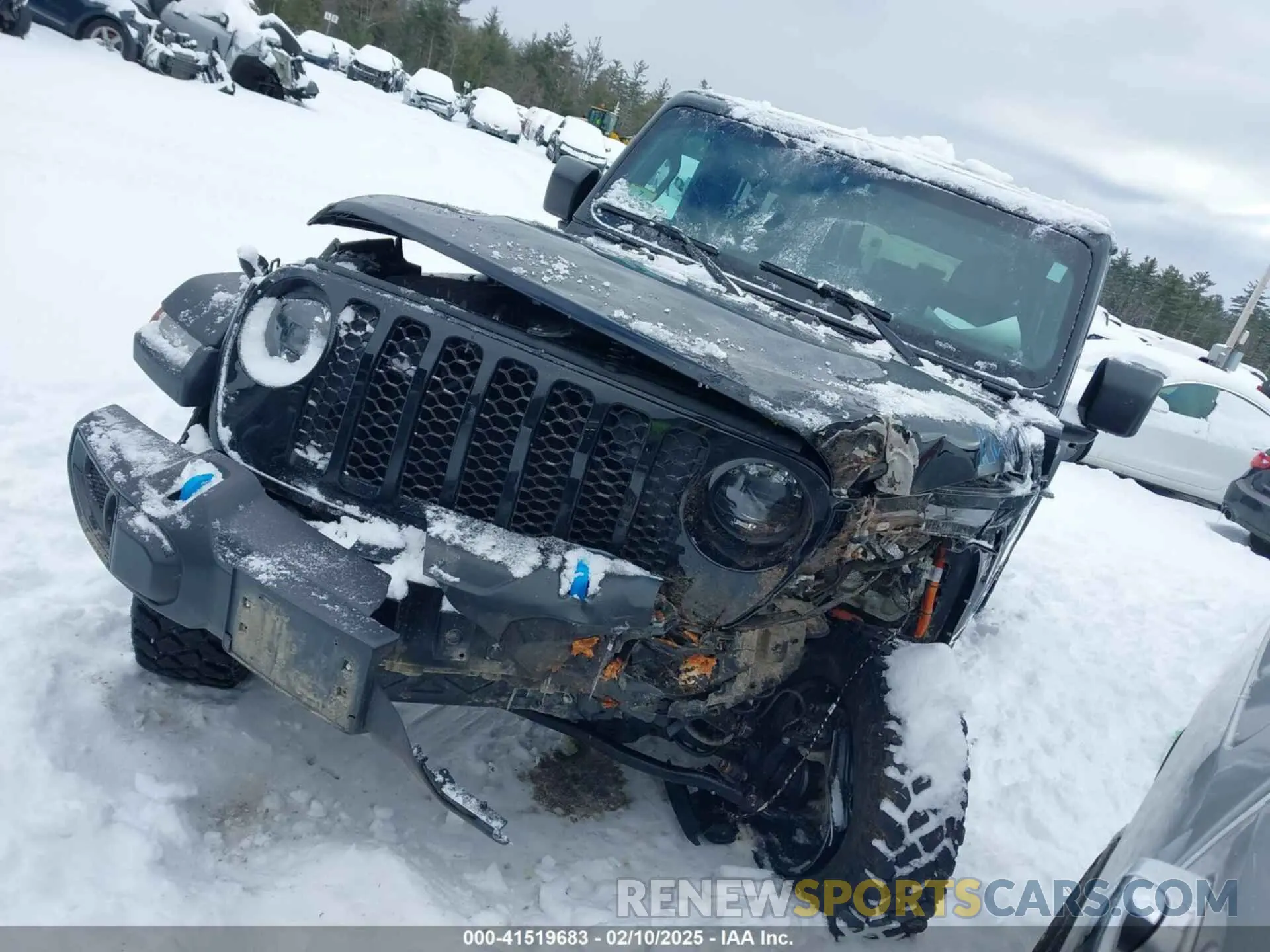 2 fotografías del automóvil dañado 1C4JJXN60PW626923 JEEP WRANGLER 4XE 2023