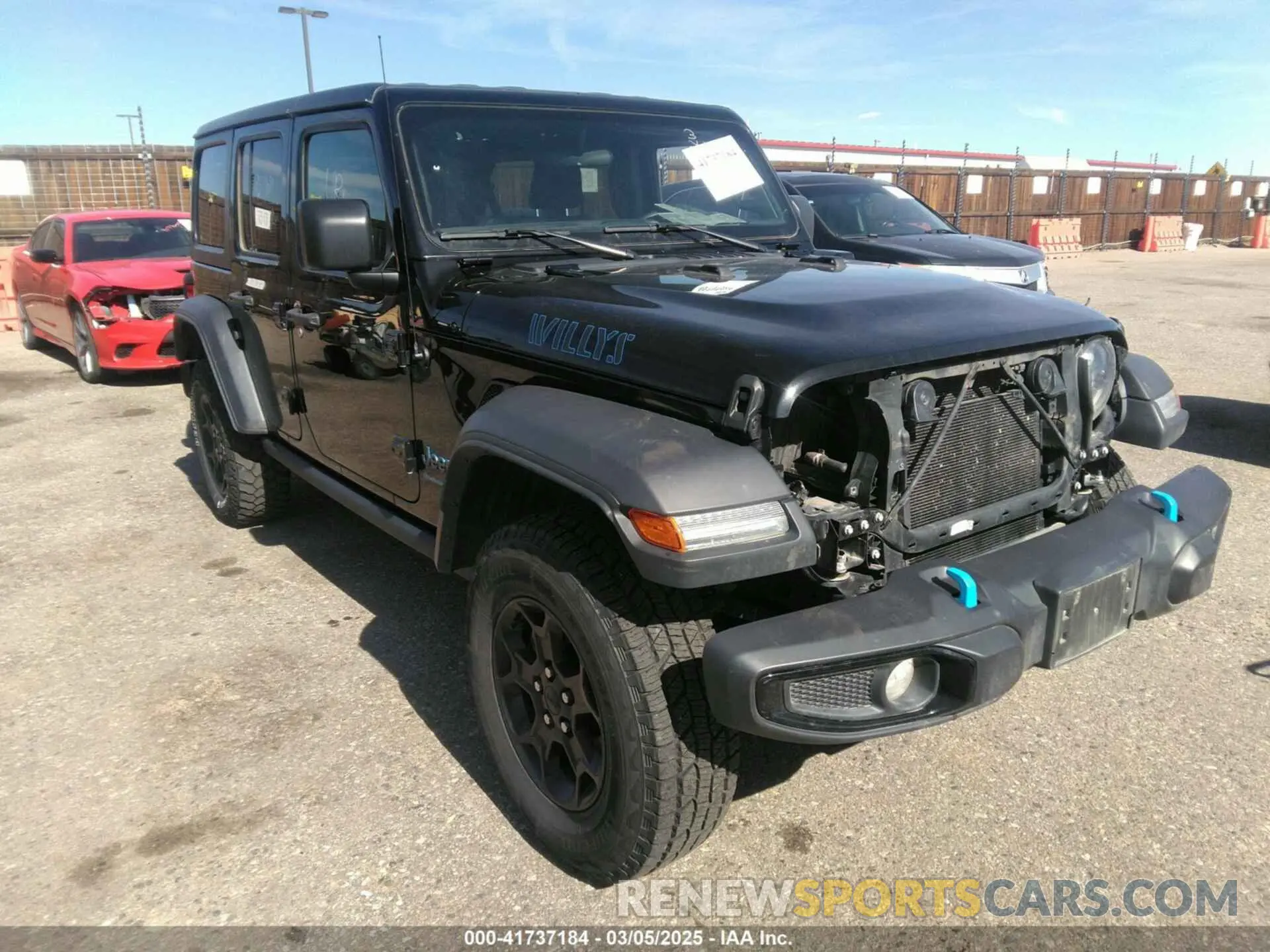 1 fotografías del automóvil dañado 1C4JJXN62PW641858 JEEP WRANGLER 4XE 2023