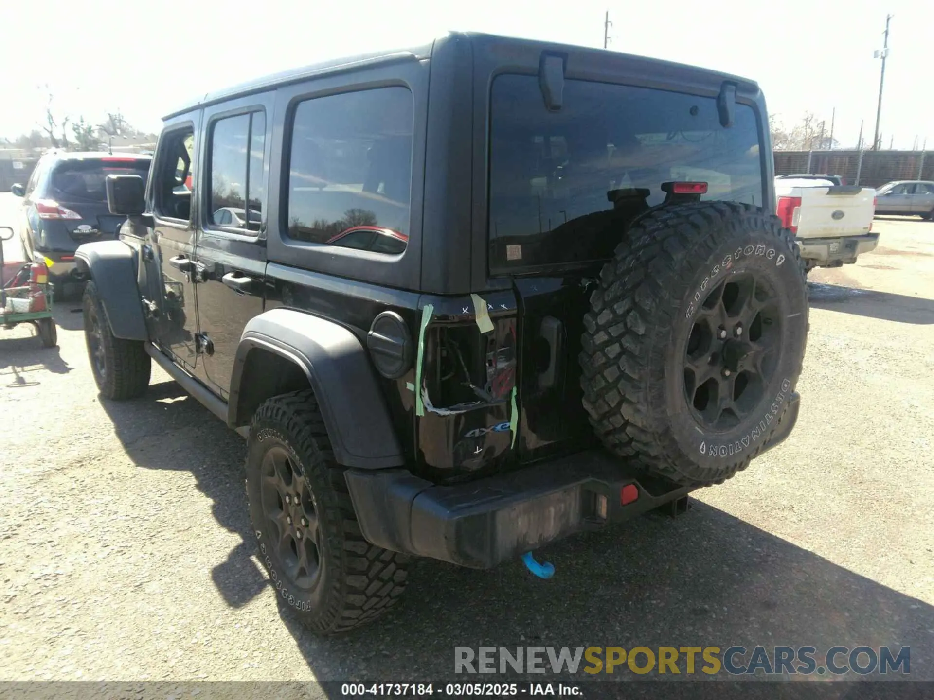 3 fotografías del automóvil dañado 1C4JJXN62PW641858 JEEP WRANGLER 4XE 2023