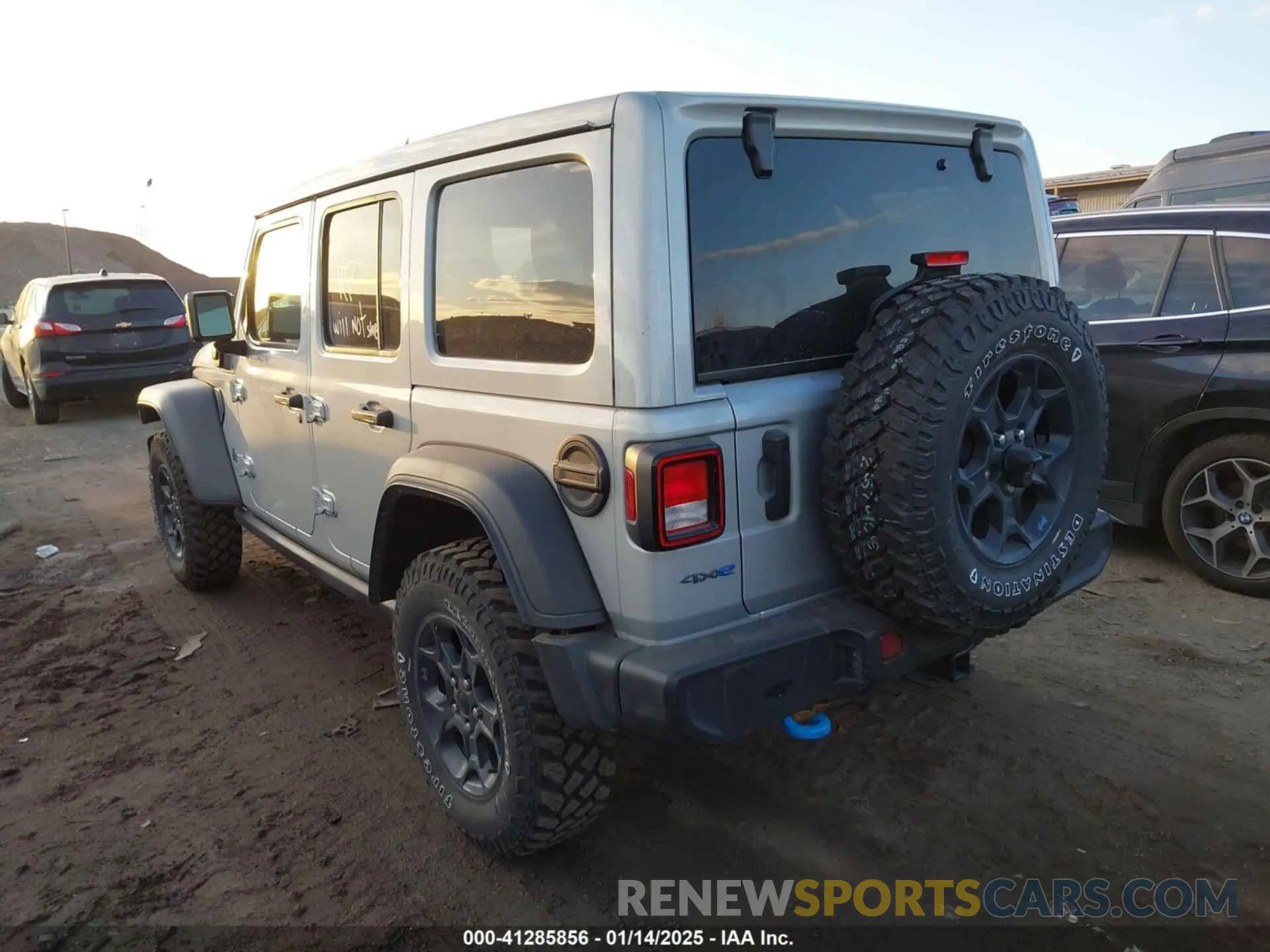 3 fotografías del automóvil dañado 1C4JJXN65PW612855 JEEP WRANGLER 4XE 2023