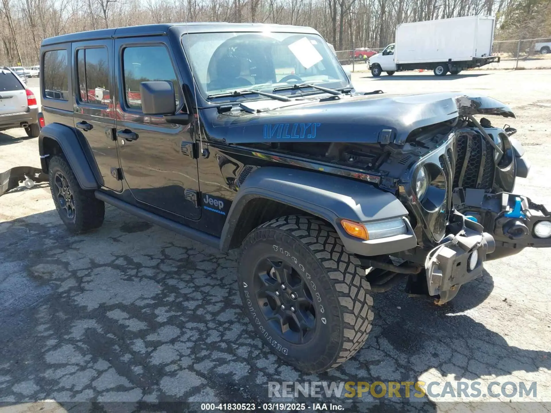 1 fotografías del automóvil dañado 1C4JJXN65PW703818 JEEP WRANGLER 4XE 2023