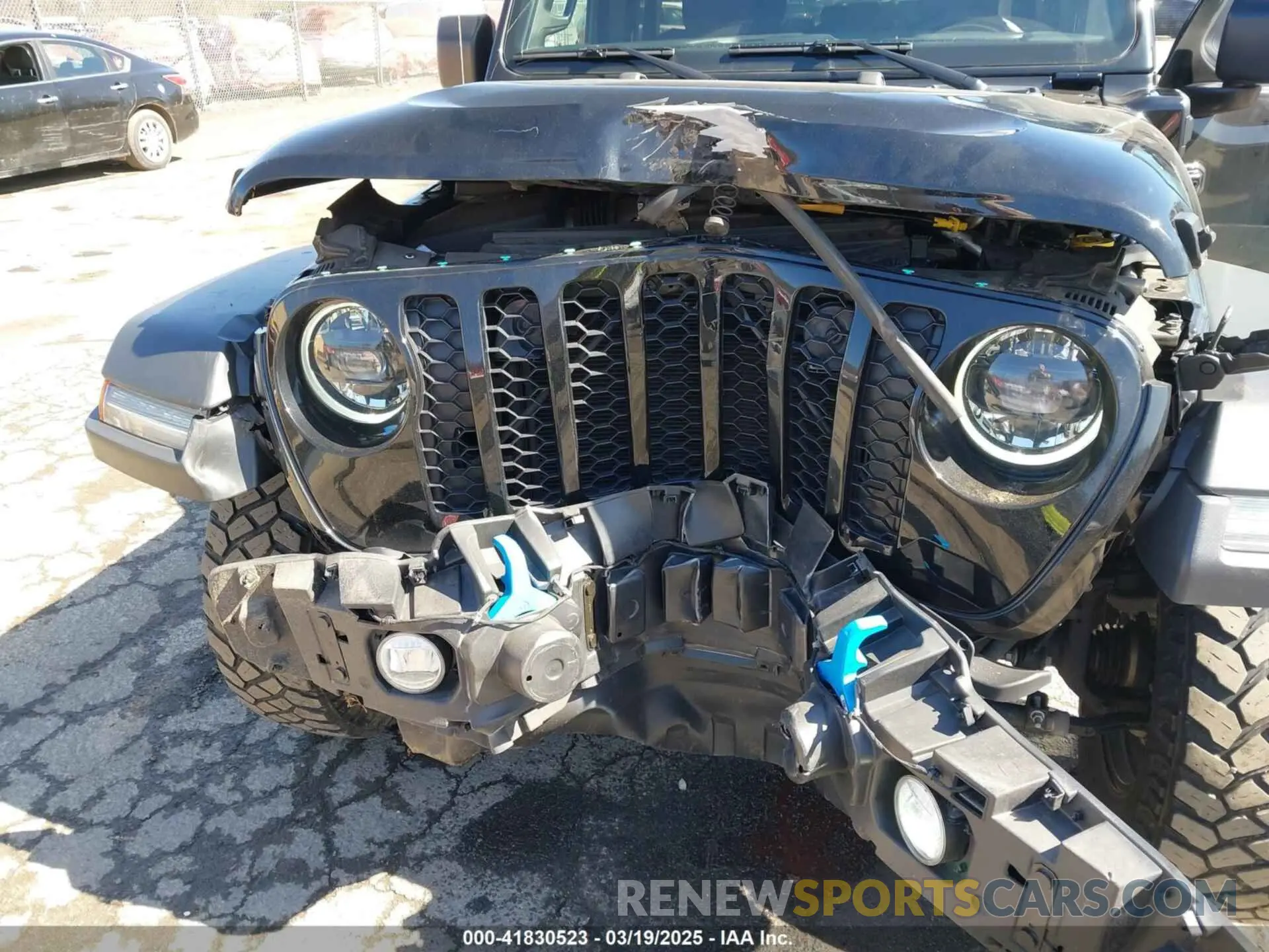 6 fotografías del automóvil dañado 1C4JJXN65PW703818 JEEP WRANGLER 4XE 2023