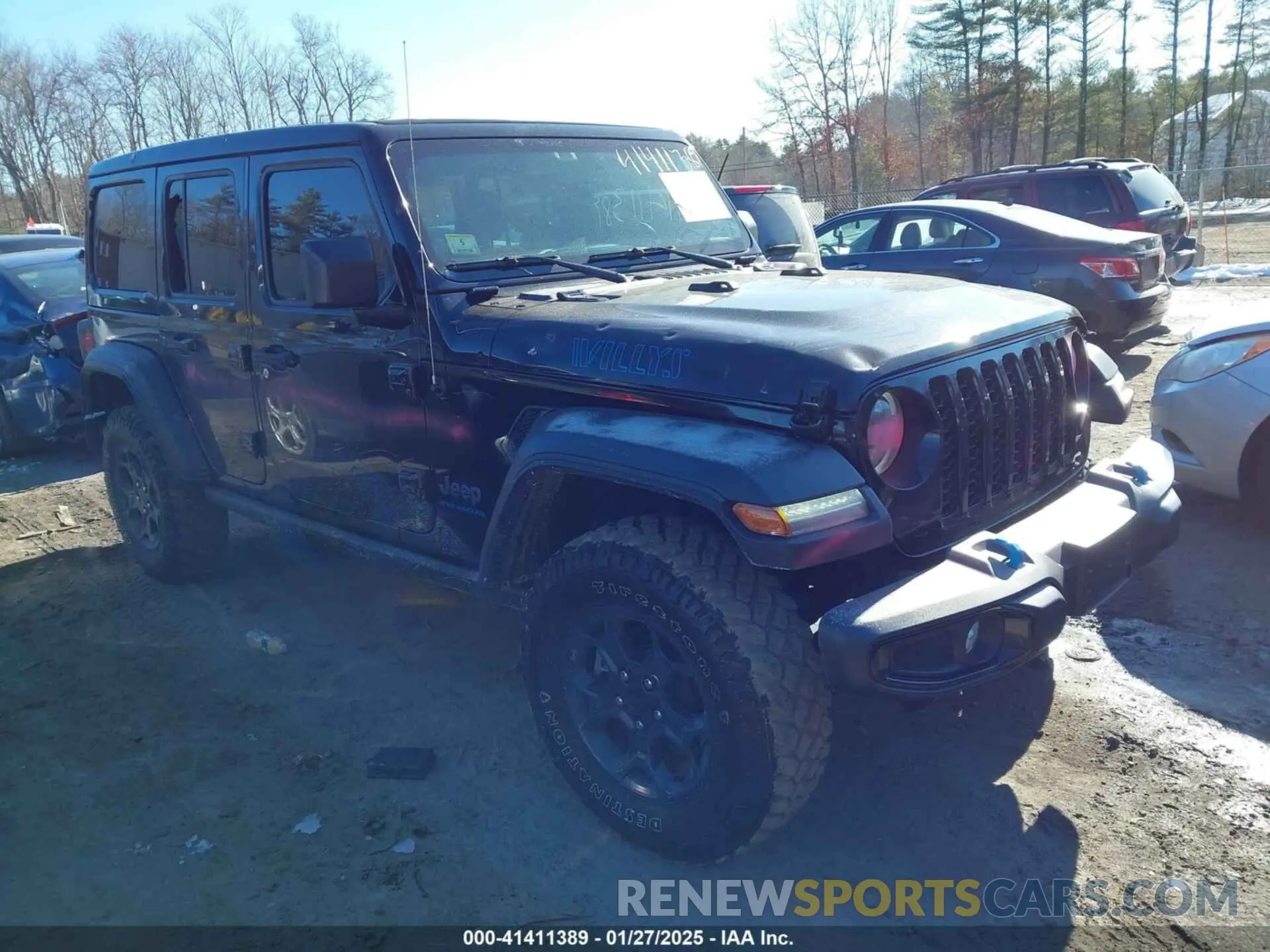 1 fotografías del automóvil dañado 1C4JJXN67PW621024 JEEP WRANGLER 4XE 2023