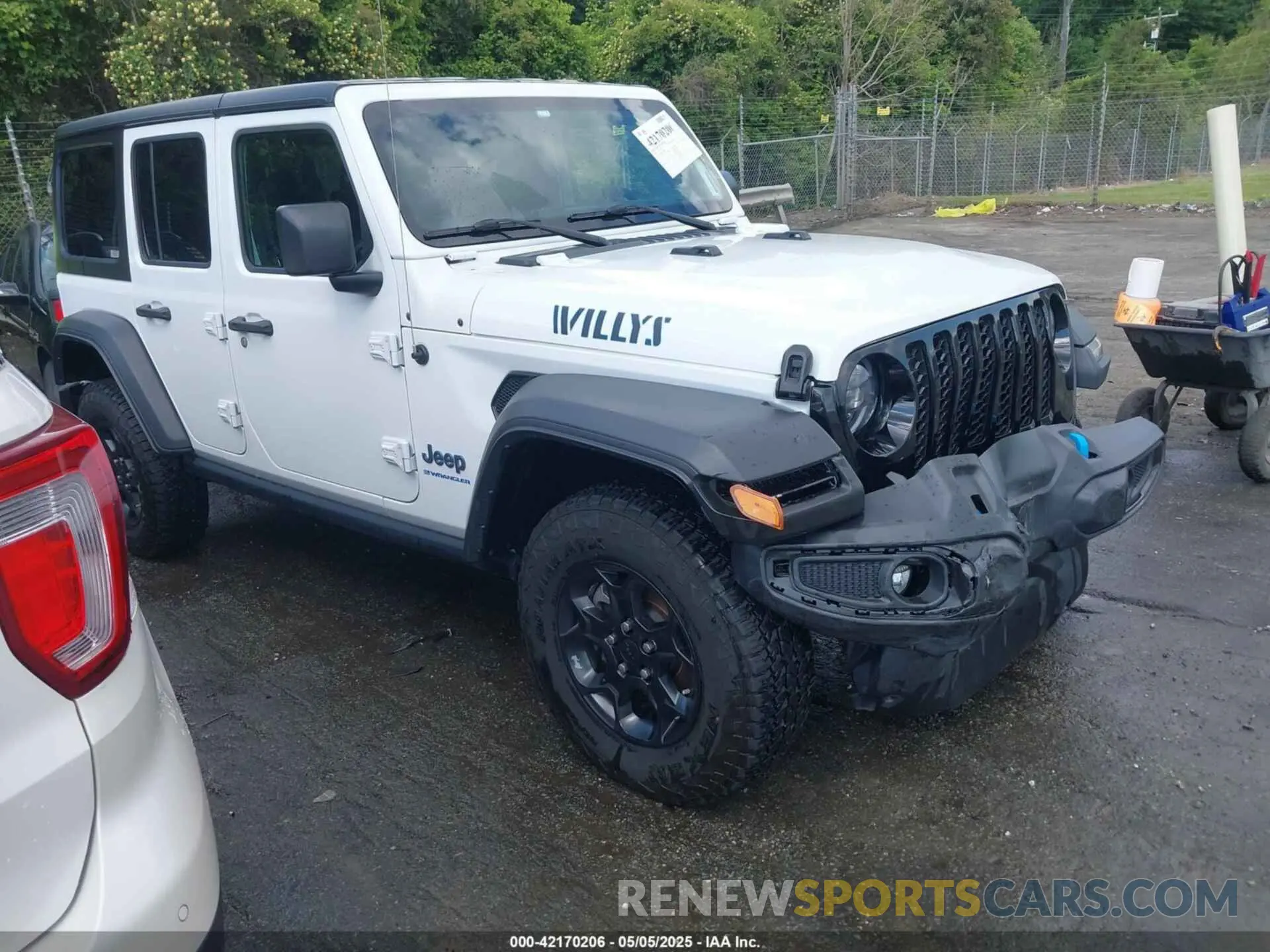 1 fotografías del automóvil dañado 1C4JJXN67PW630869 JEEP WRANGLER 4XE 2023