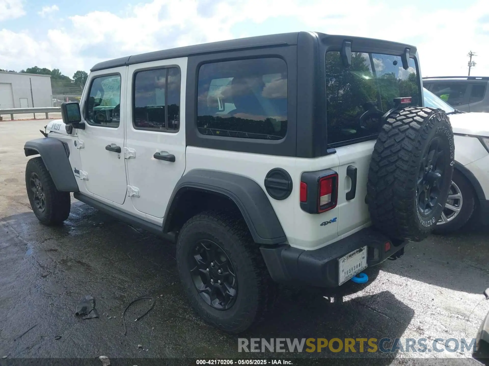 3 fotografías del automóvil dañado 1C4JJXN67PW630869 JEEP WRANGLER 4XE 2023
