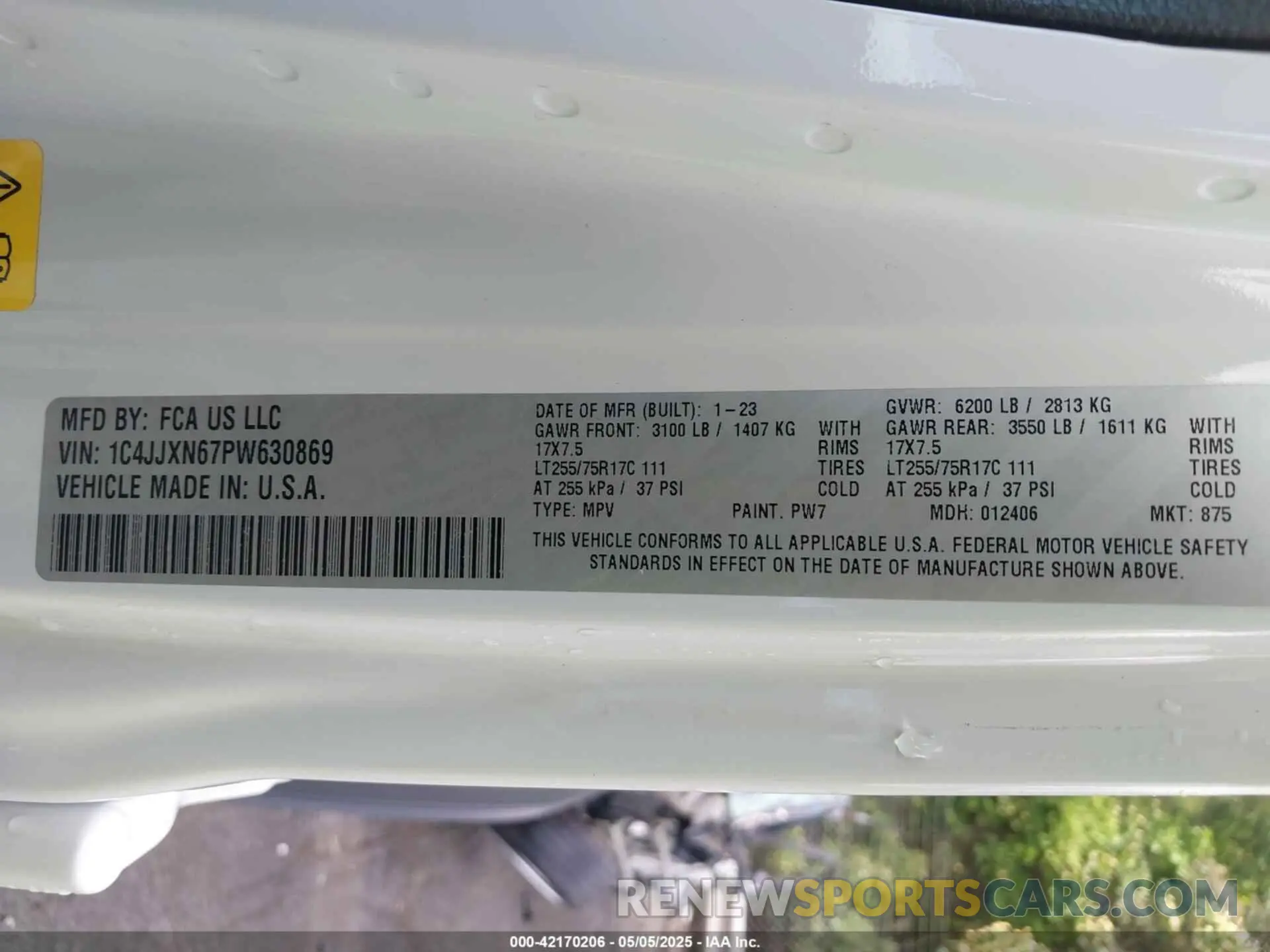 9 fotografías del automóvil dañado 1C4JJXN67PW630869 JEEP WRANGLER 4XE 2023