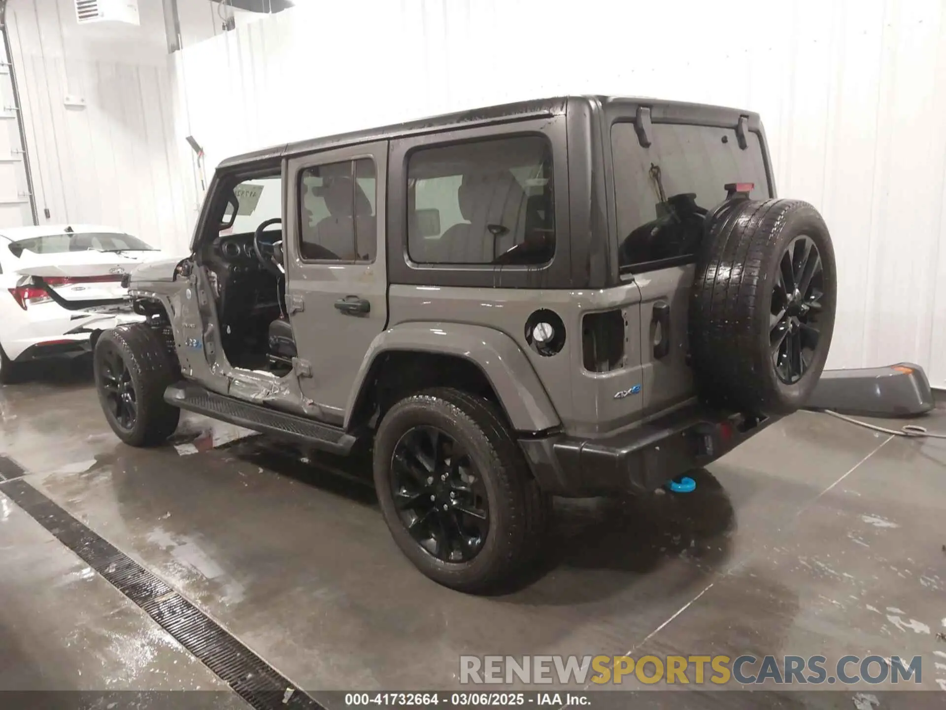 3 fotografías del automóvil dañado 1C4JJXP62PW608968 JEEP WRANGLER 4XE 2023