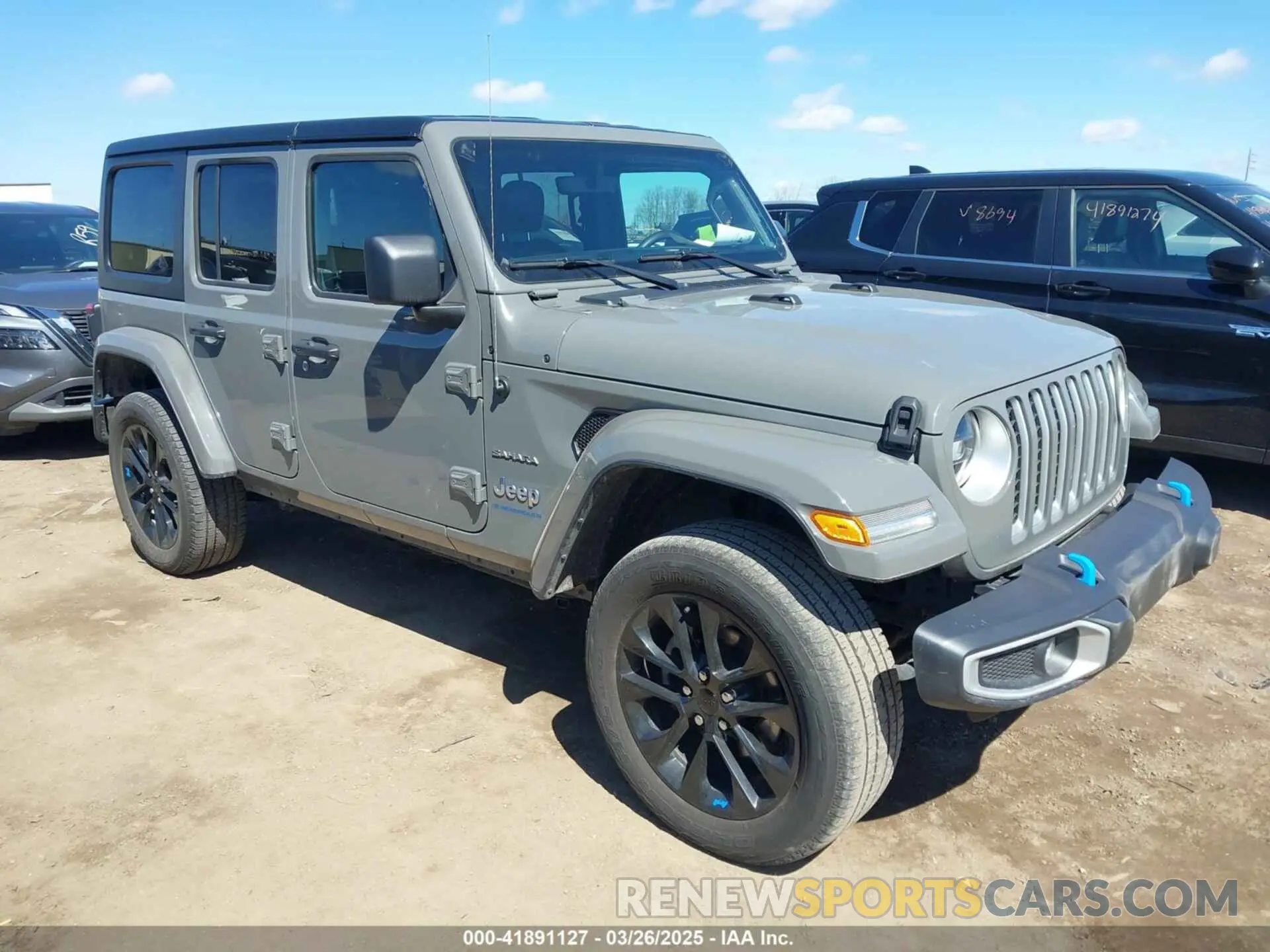 1 fotografías del automóvil dañado 1C4JJXP62PW696002 JEEP WRANGLER 4XE 2023
