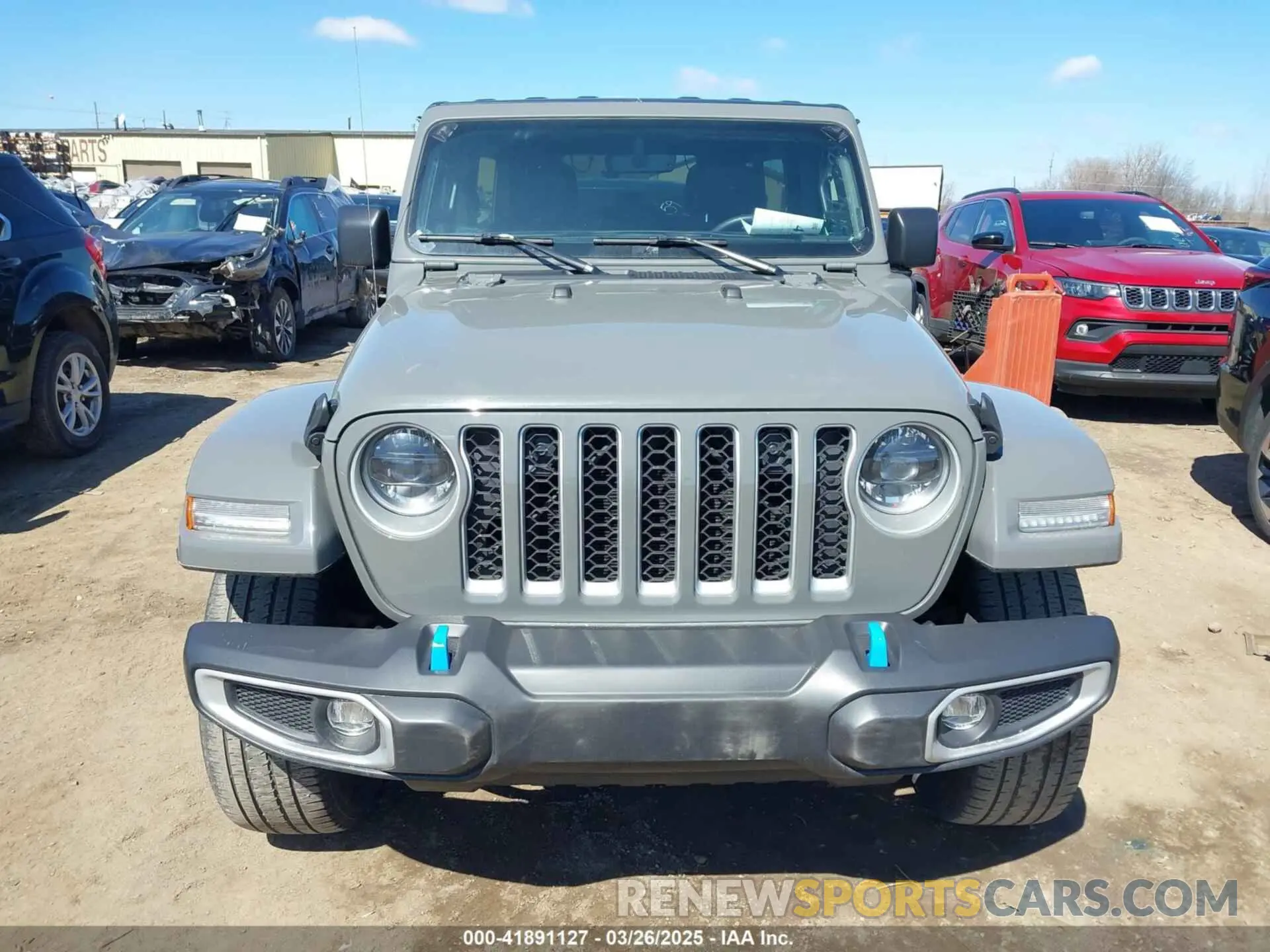12 fotografías del automóvil dañado 1C4JJXP62PW696002 JEEP WRANGLER 4XE 2023