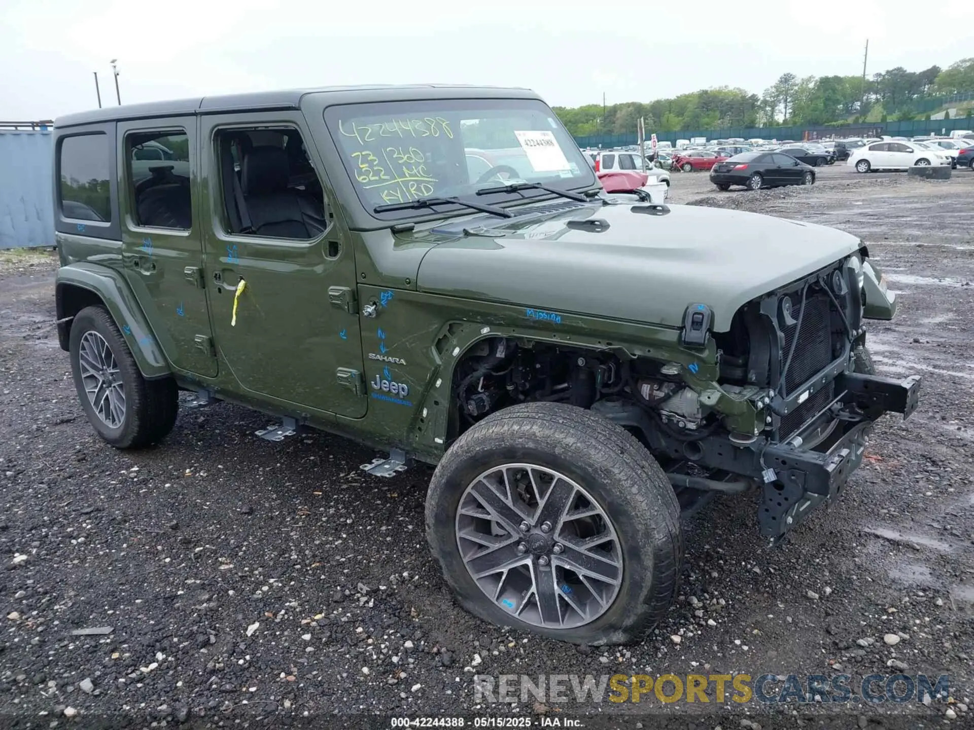 1 fotografías del automóvil dañado 1C4JJXP64PW684210 JEEP WRANGLER 4XE 2023