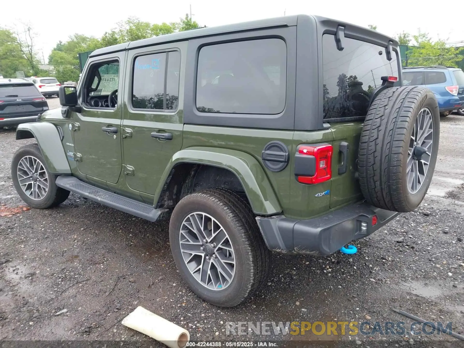 3 fotografías del automóvil dañado 1C4JJXP64PW684210 JEEP WRANGLER 4XE 2023