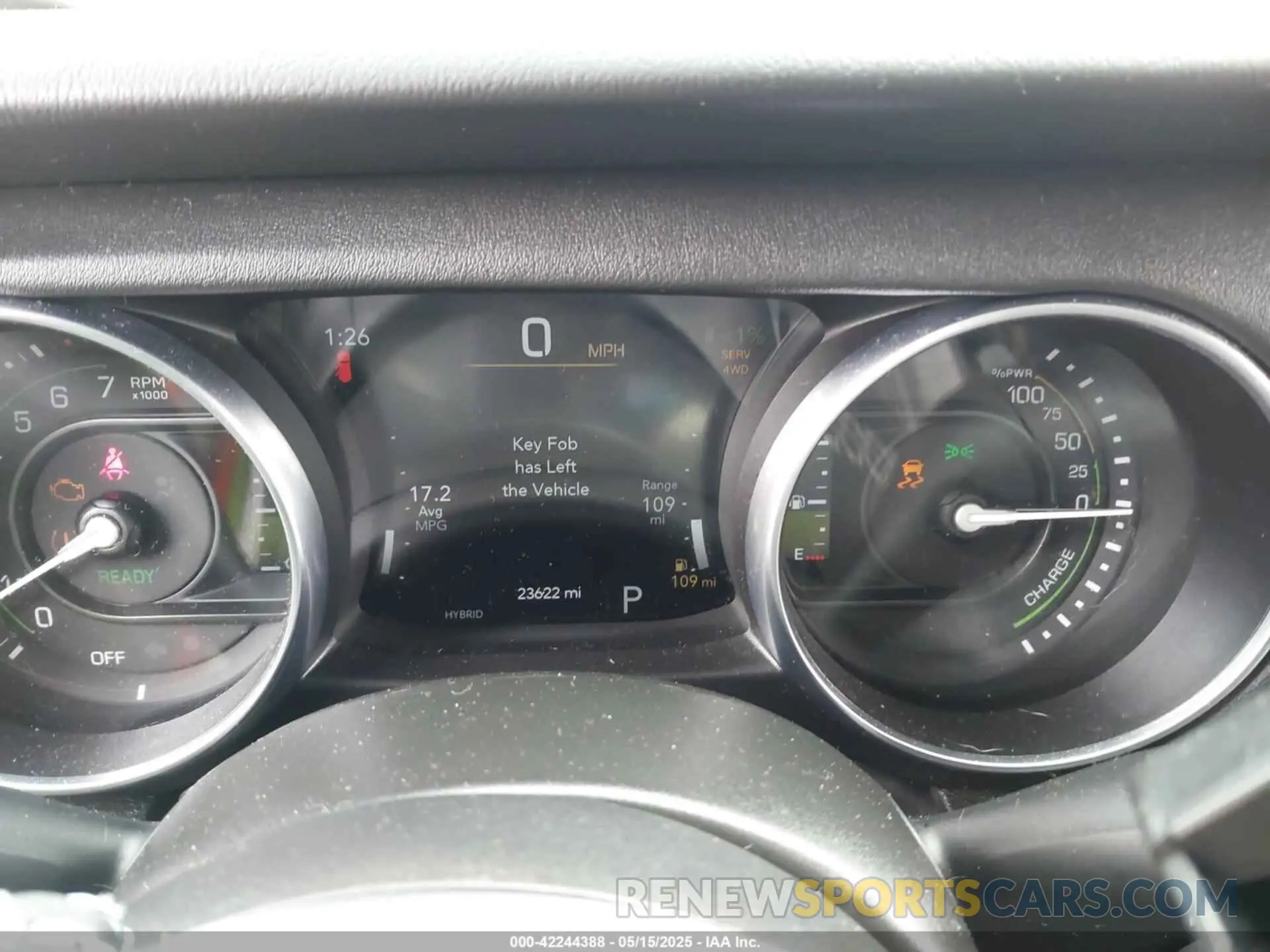 7 fotografías del automóvil dañado 1C4JJXP64PW684210 JEEP WRANGLER 4XE 2023