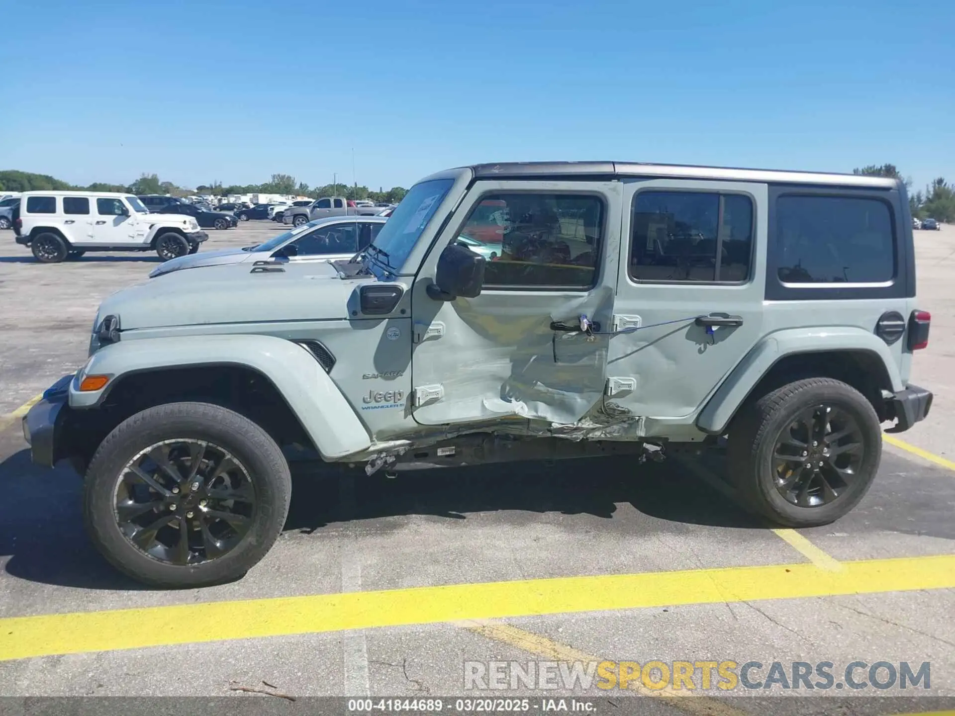 14 fotografías del automóvil dañado 1C4JJXP66PW627264 JEEP WRANGLER 4XE 2023