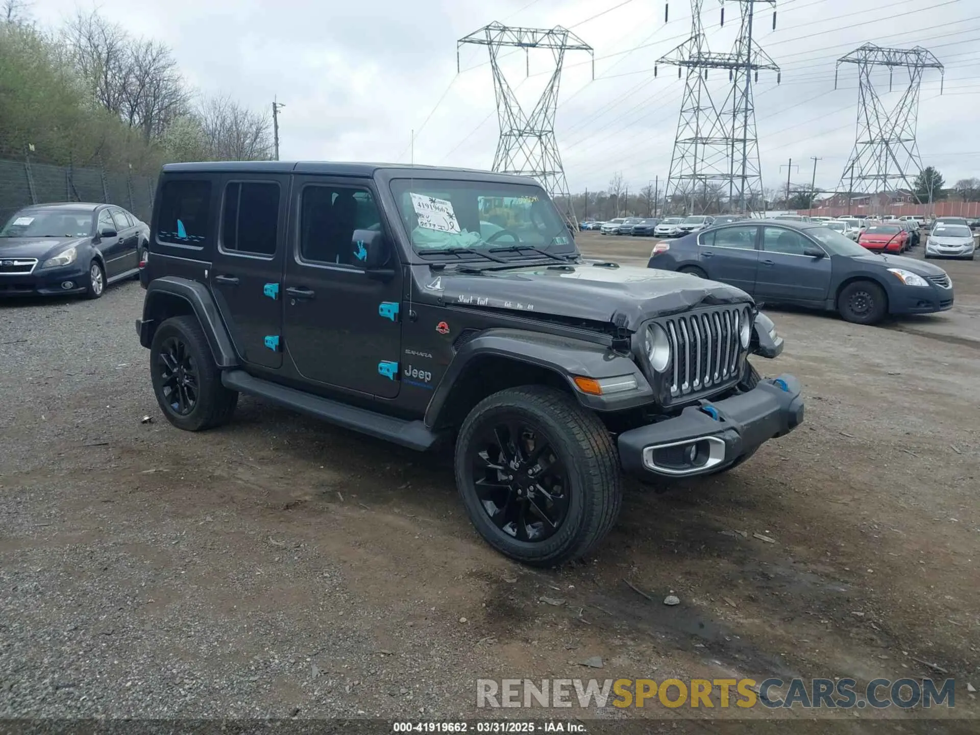 1 fotografías del automóvil dañado 1C4JJXP68PW605041 JEEP WRANGLER 4XE 2023