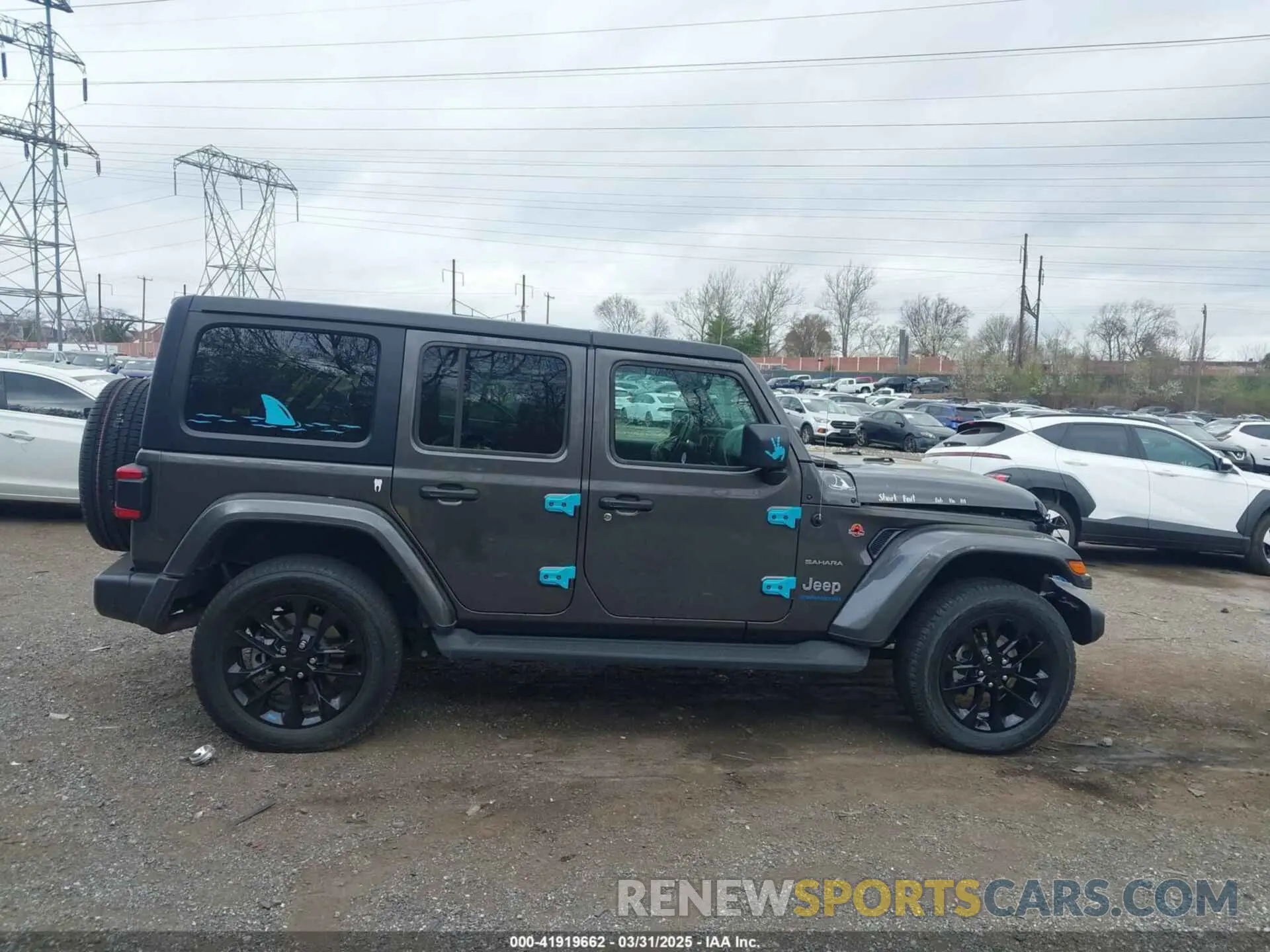 13 fotografías del automóvil dañado 1C4JJXP68PW605041 JEEP WRANGLER 4XE 2023