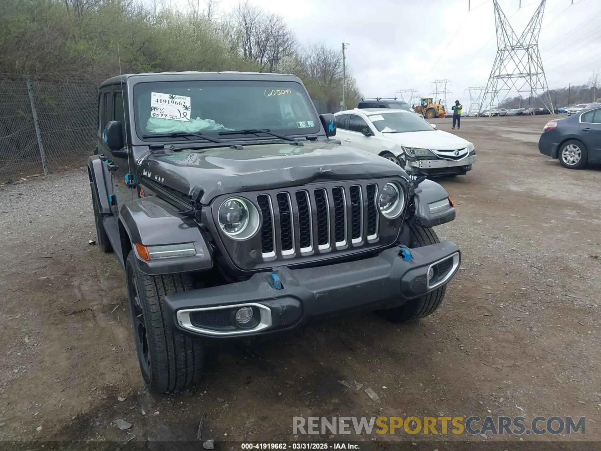 6 fotografías del automóvil dañado 1C4JJXP68PW605041 JEEP WRANGLER 4XE 2023