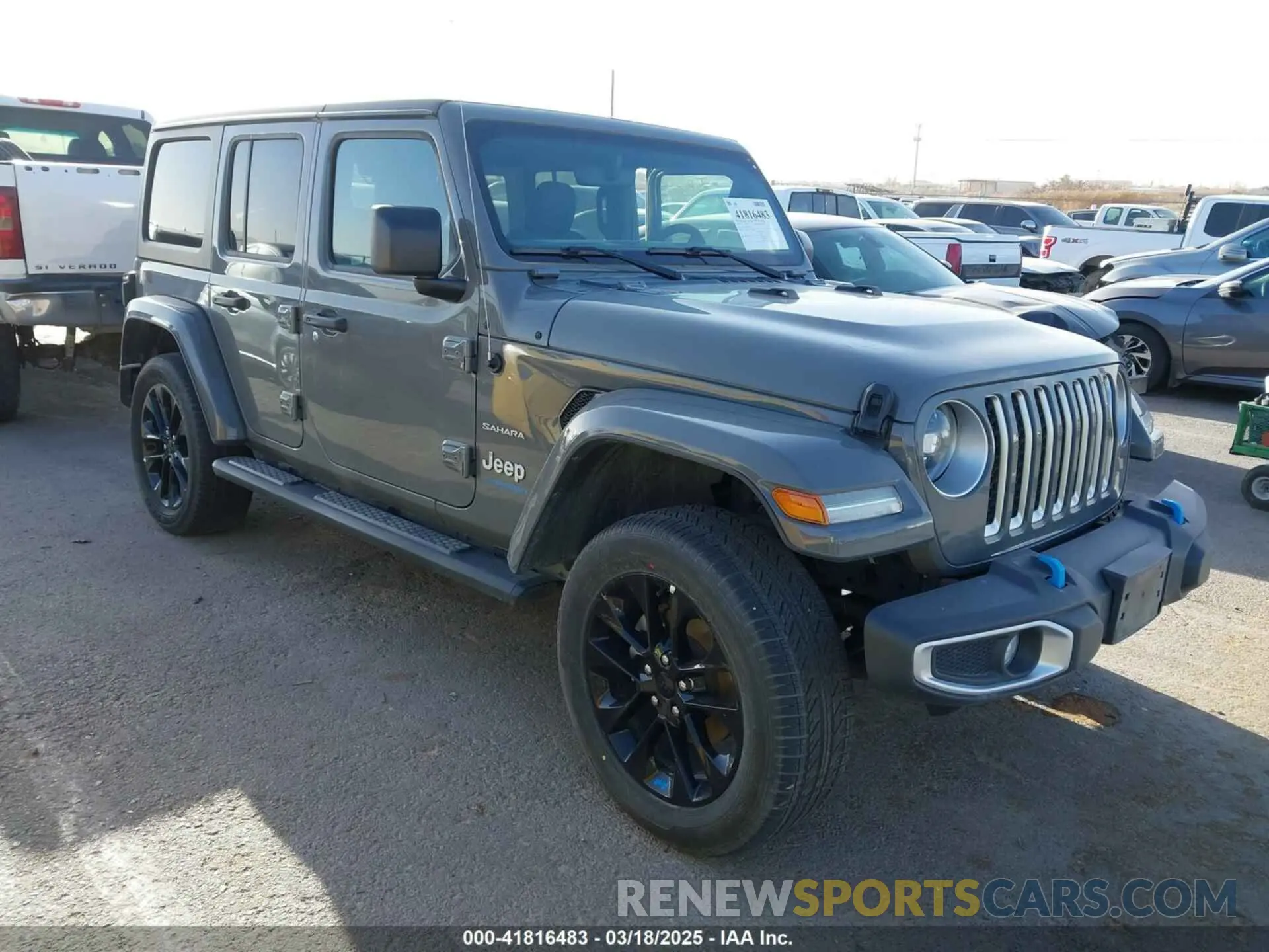 1 fotografías del automóvil dañado 1C4JJXP68PW661190 JEEP WRANGLER 4XE 2023