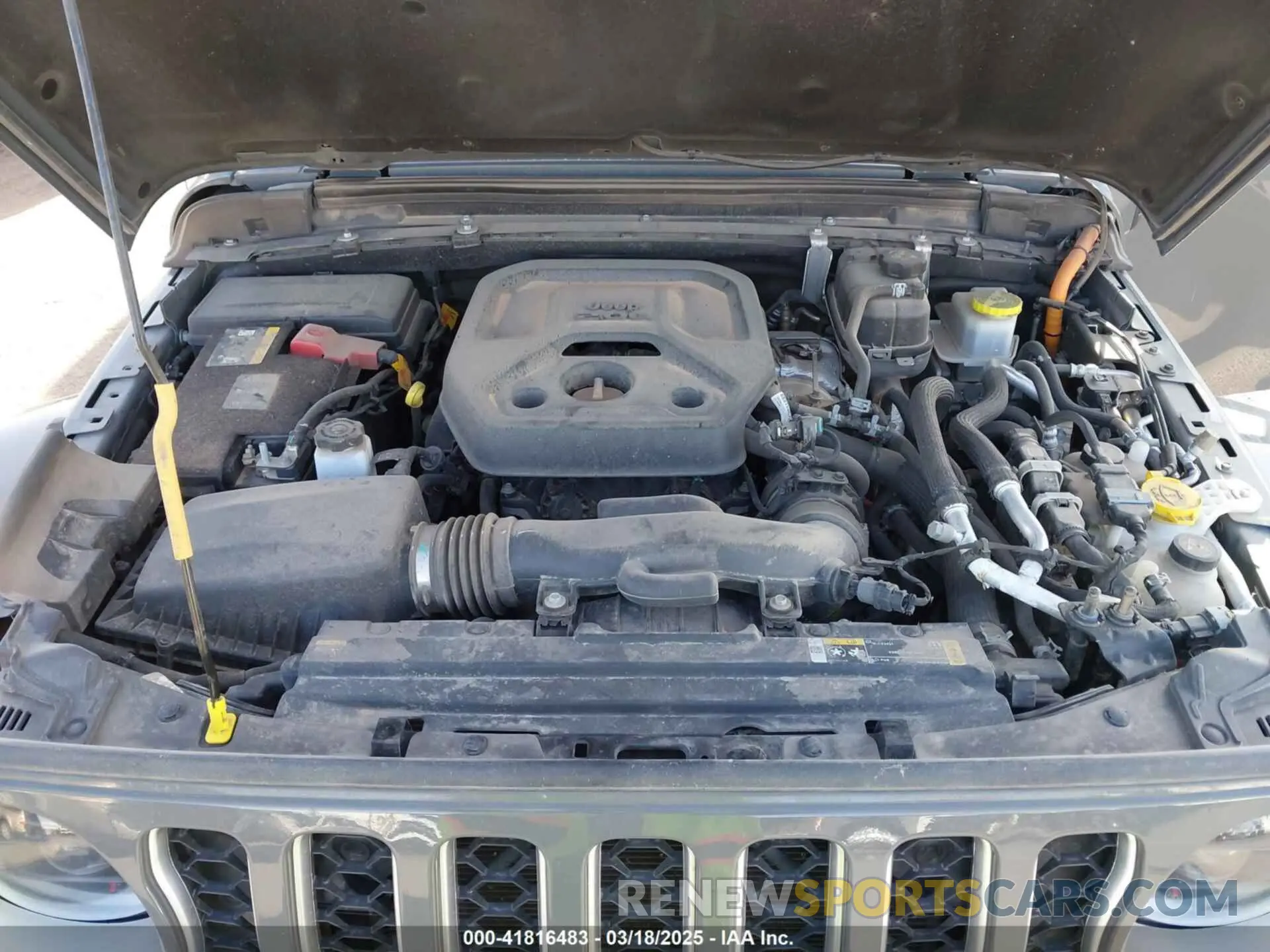10 fotografías del automóvil dañado 1C4JJXP68PW661190 JEEP WRANGLER 4XE 2023