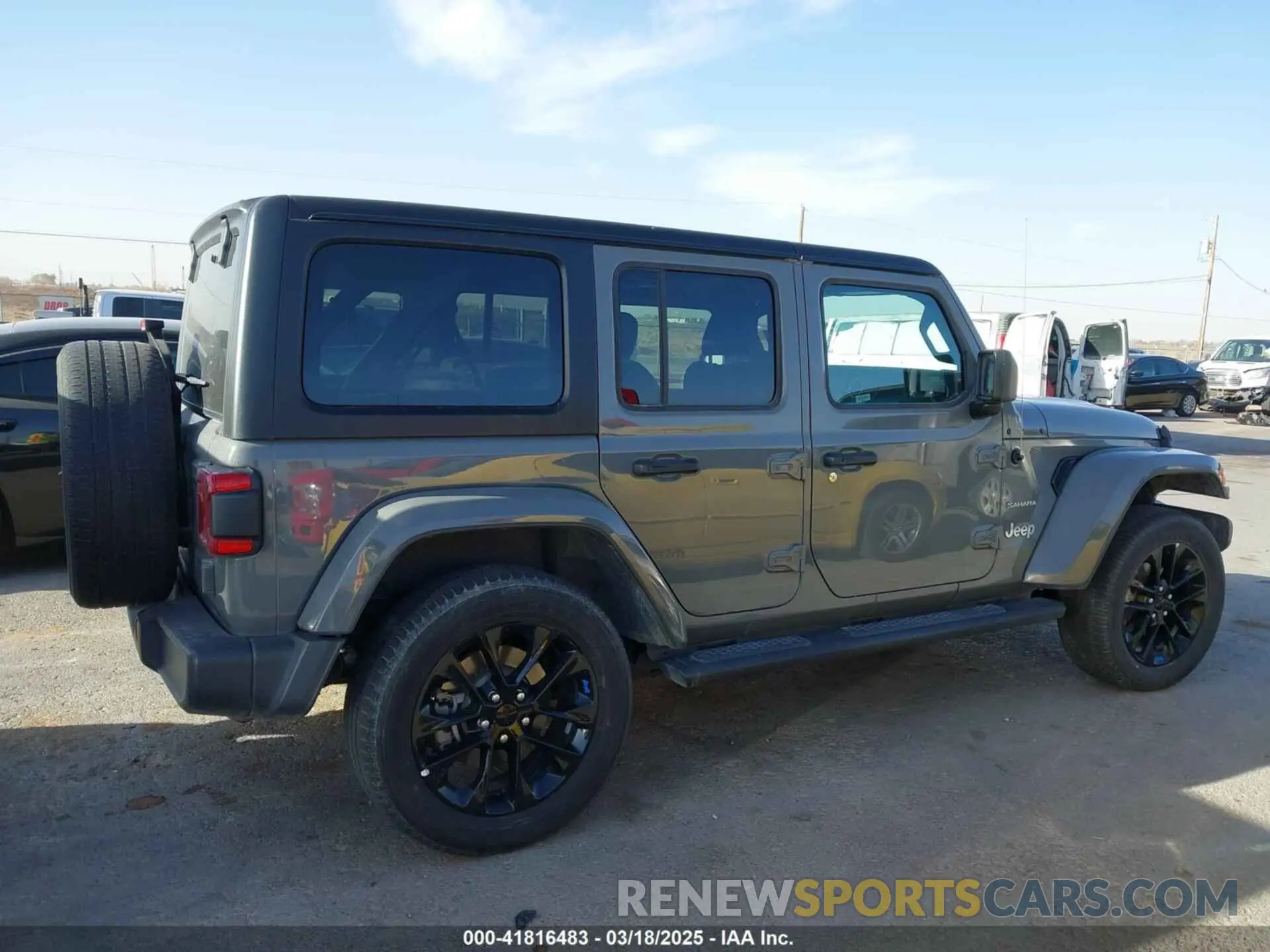 13 fotografías del automóvil dañado 1C4JJXP68PW661190 JEEP WRANGLER 4XE 2023