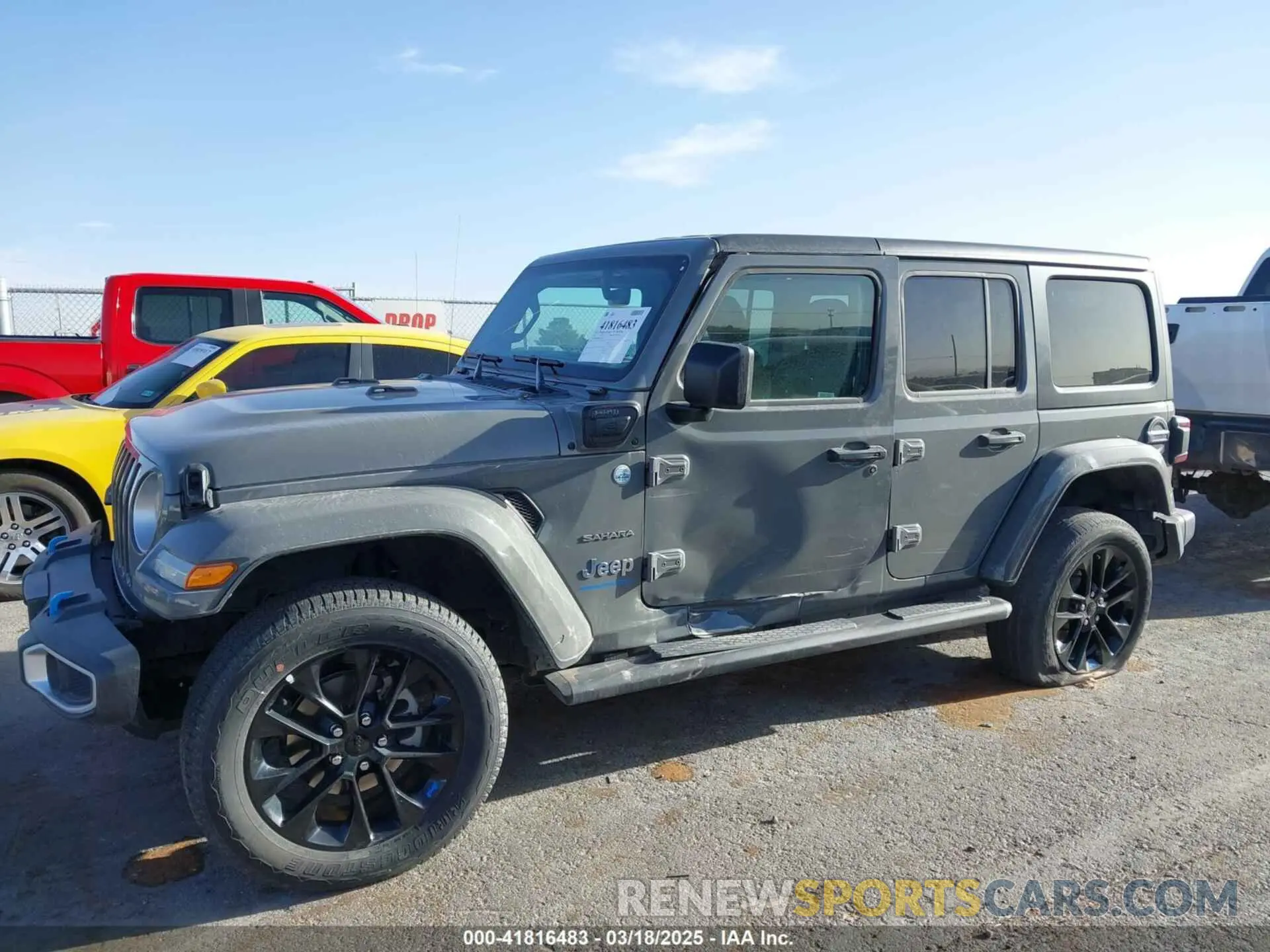14 fotografías del automóvil dañado 1C4JJXP68PW661190 JEEP WRANGLER 4XE 2023