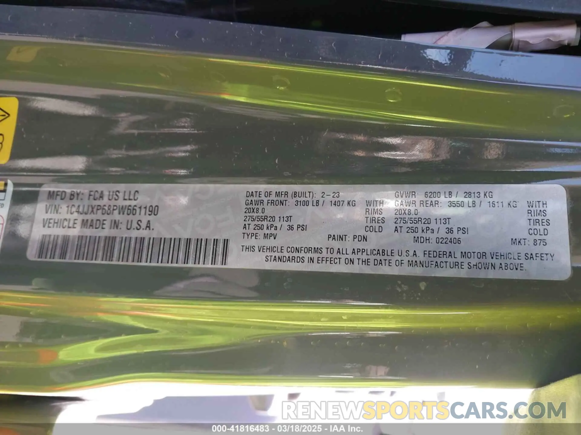 9 fotografías del automóvil dañado 1C4JJXP68PW661190 JEEP WRANGLER 4XE 2023