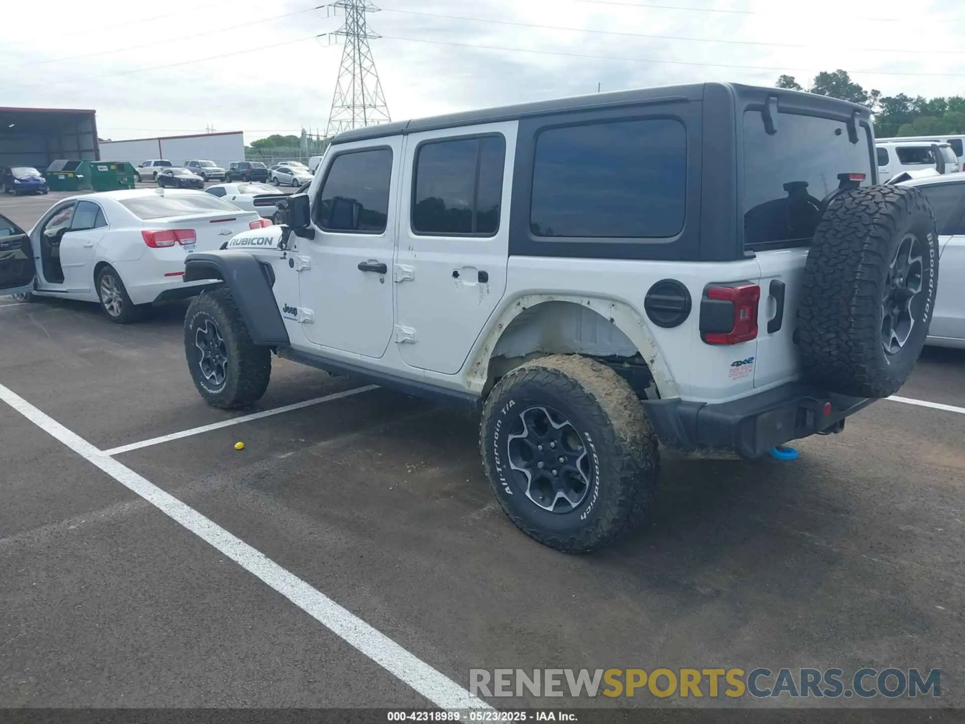 3 fotografías del automóvil dañado 1C4JJXR64PW586405 JEEP WRANGLER 4XE 2023