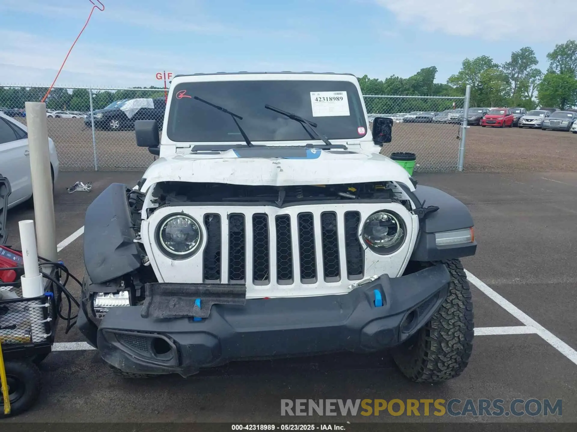 6 fotografías del automóvil dañado 1C4JJXR64PW586405 JEEP WRANGLER 4XE 2023