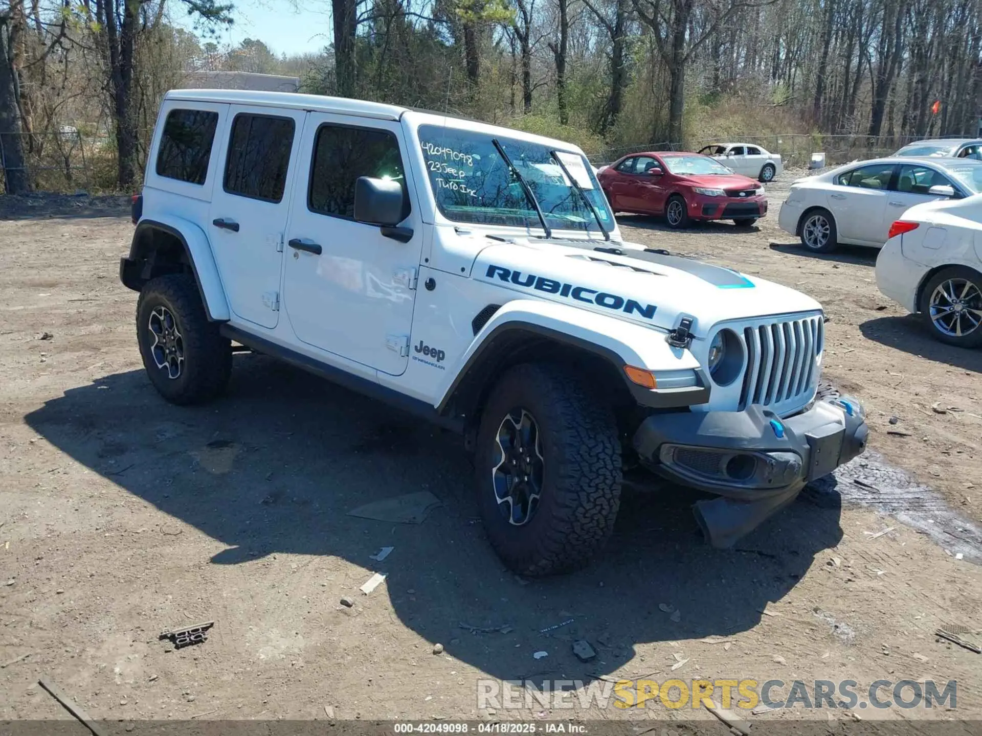 1 fotografías del automóvil dañado 1C4JJXR68PW584303 JEEP WRANGLER 4XE 2023
