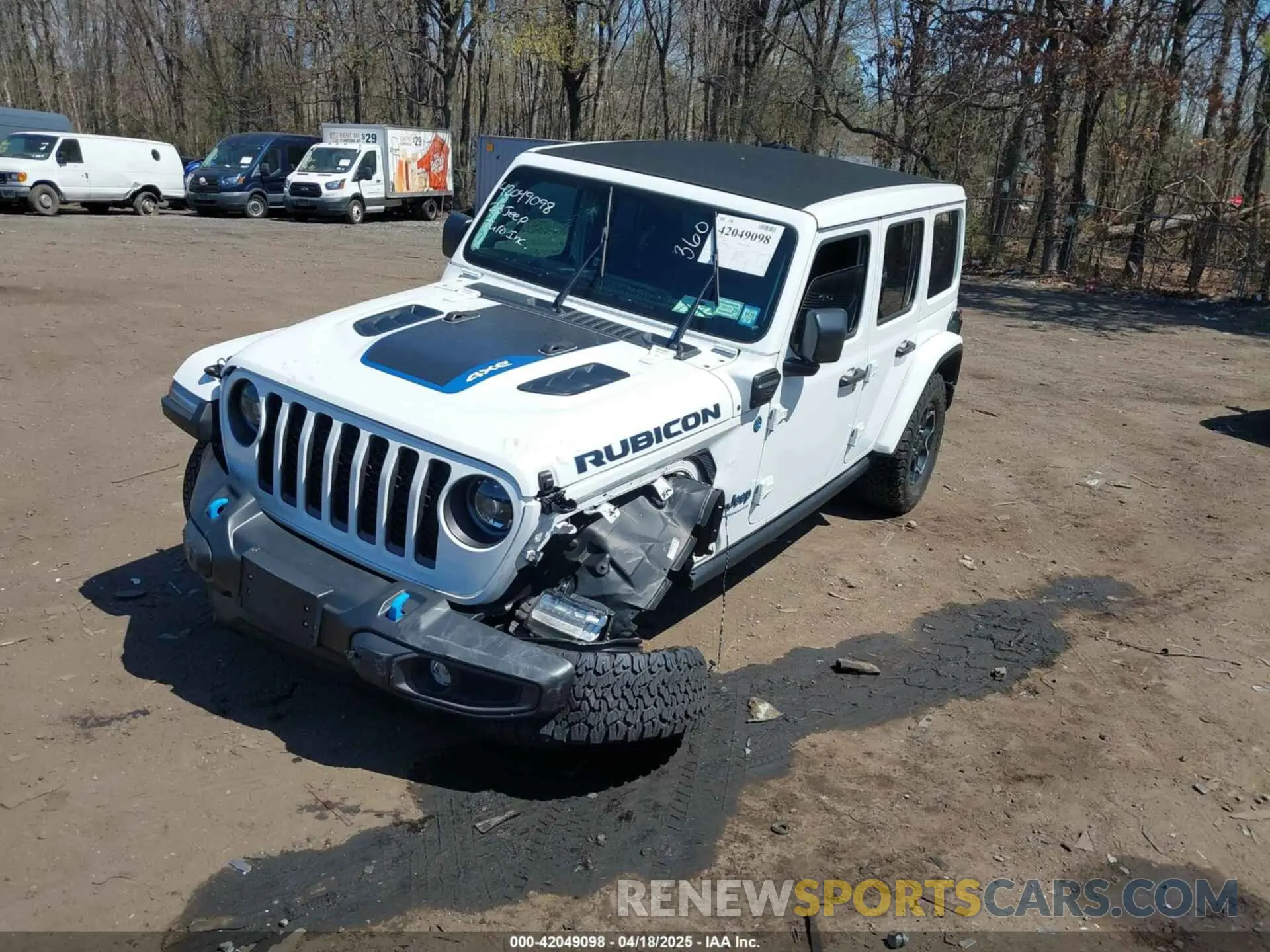 2 fotografías del automóvil dañado 1C4JJXR68PW584303 JEEP WRANGLER 4XE 2023