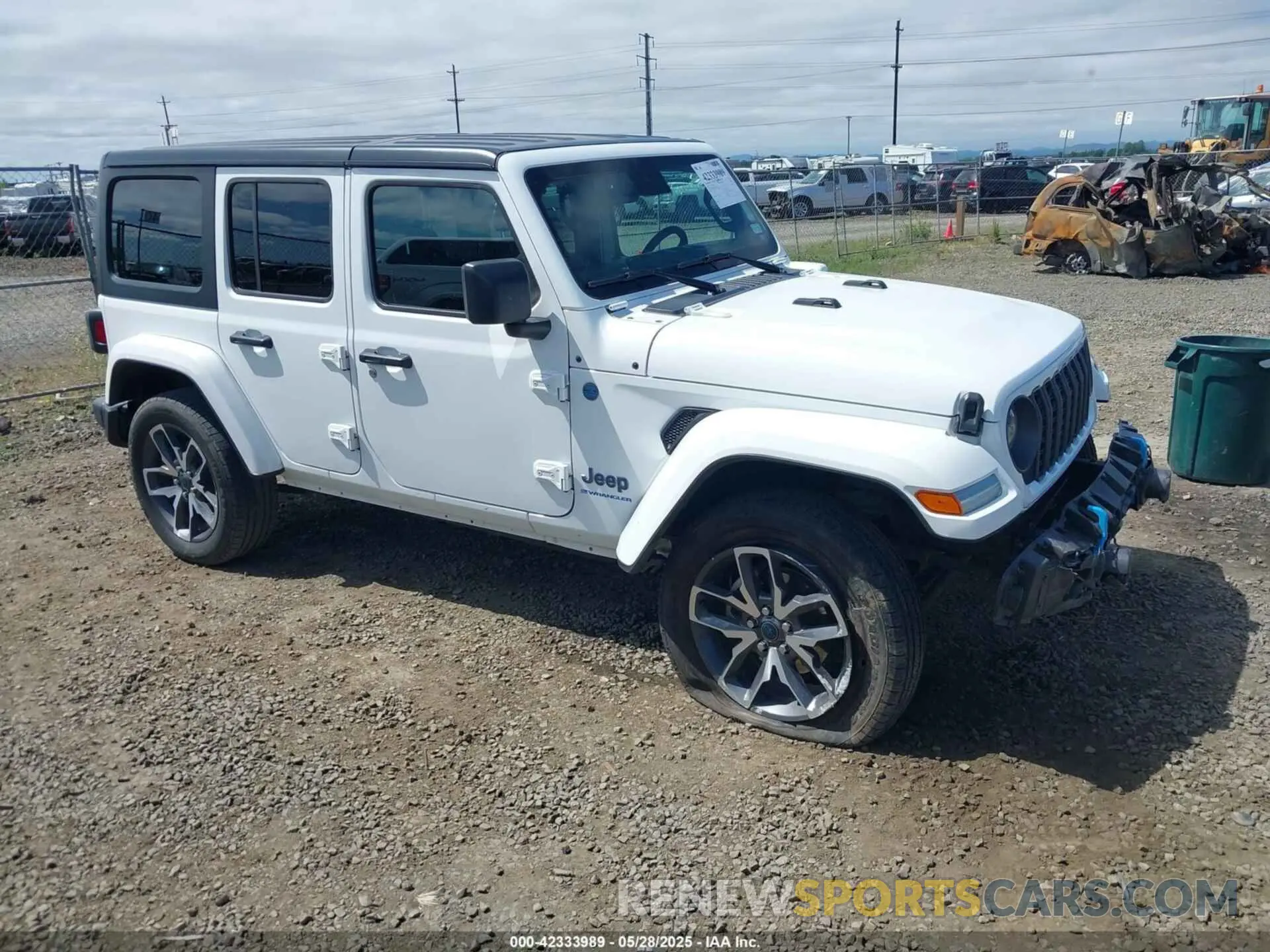 1 fotografías del automóvil dañado 1C4RJXN60RW225250 JEEP WRANGLER 4XE 2024